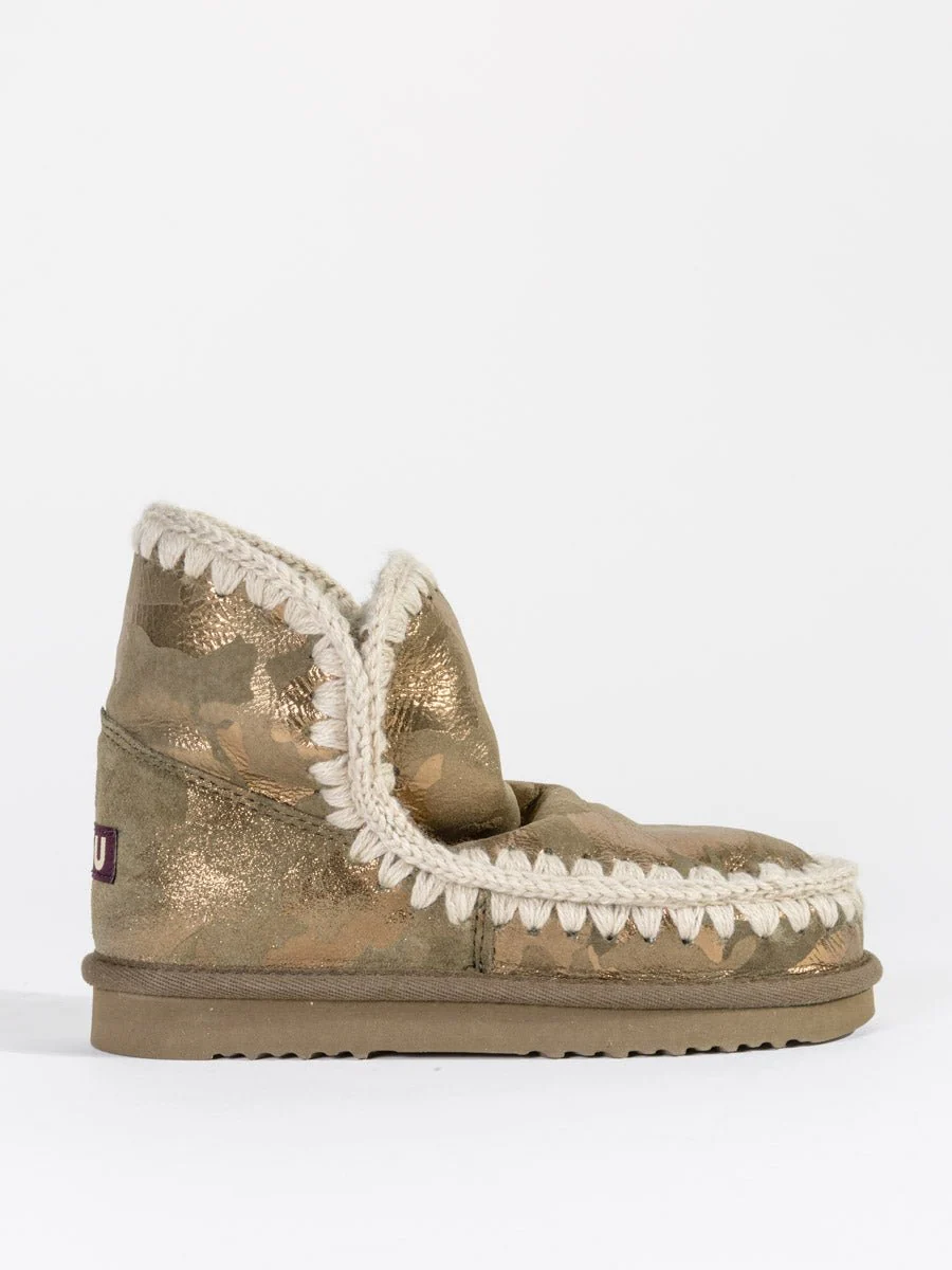 shearling eskimo boot - camo