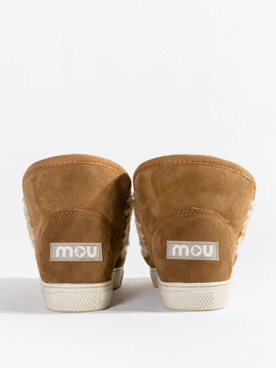 shearling mini eskimo sneaker - brown - Image 4