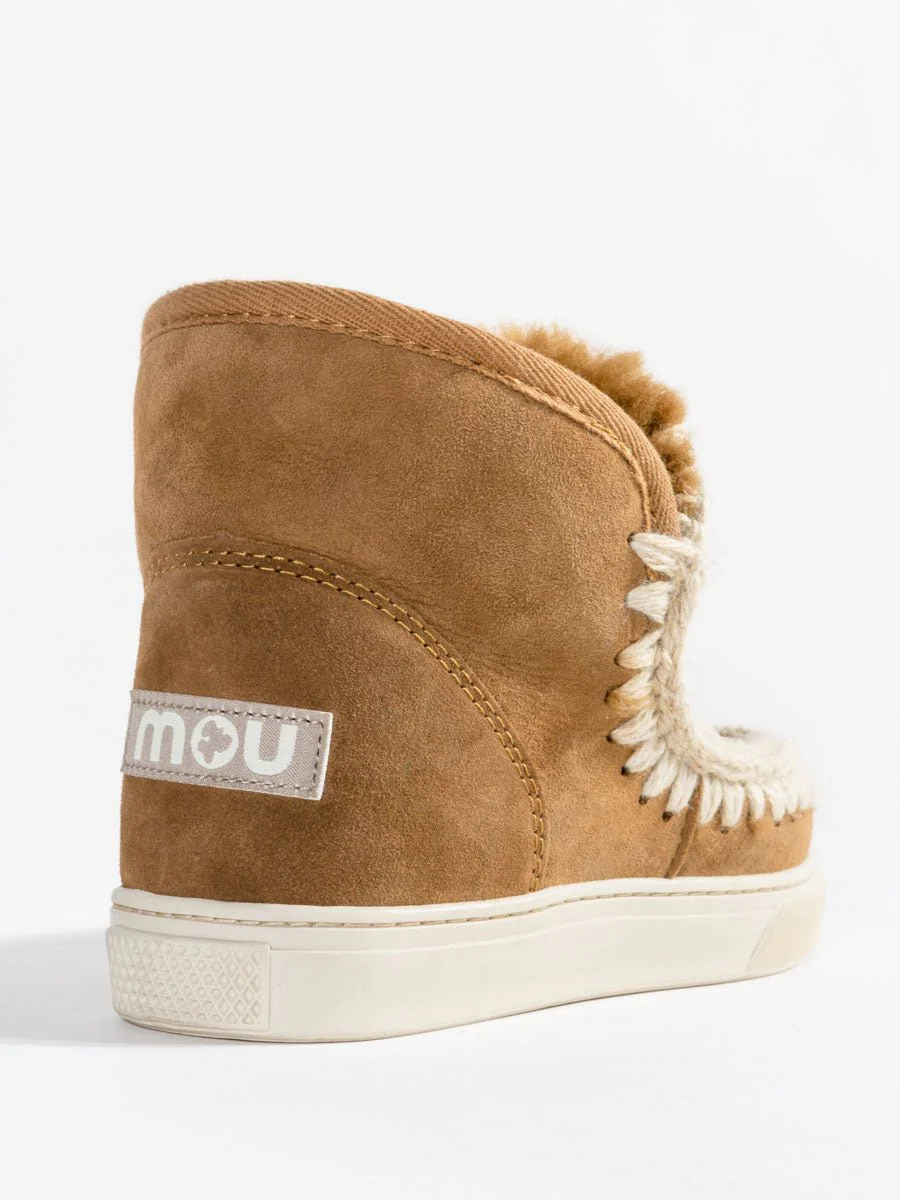 shearling mini eskimo sneaker - brown - Image 7