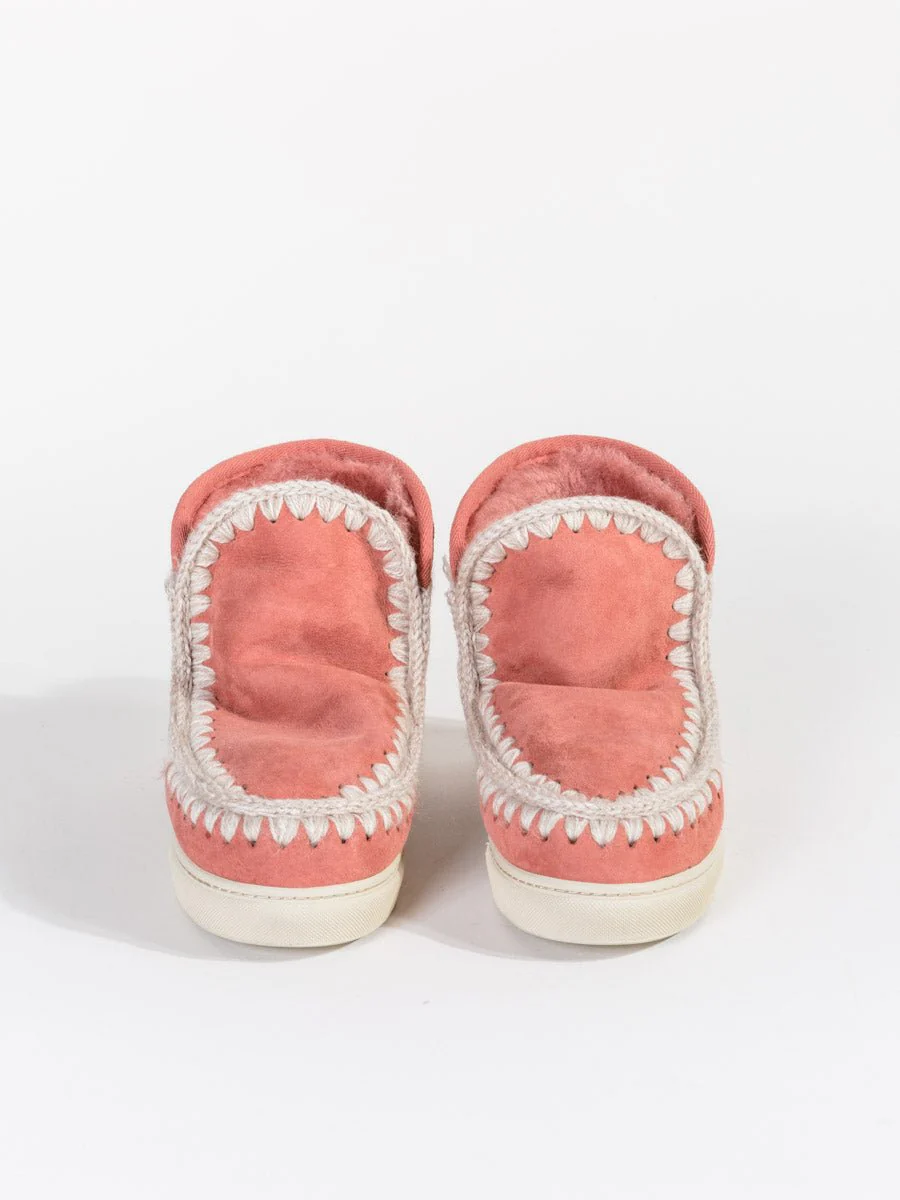 shearling mini eskimo sneaker - pink - Image 3