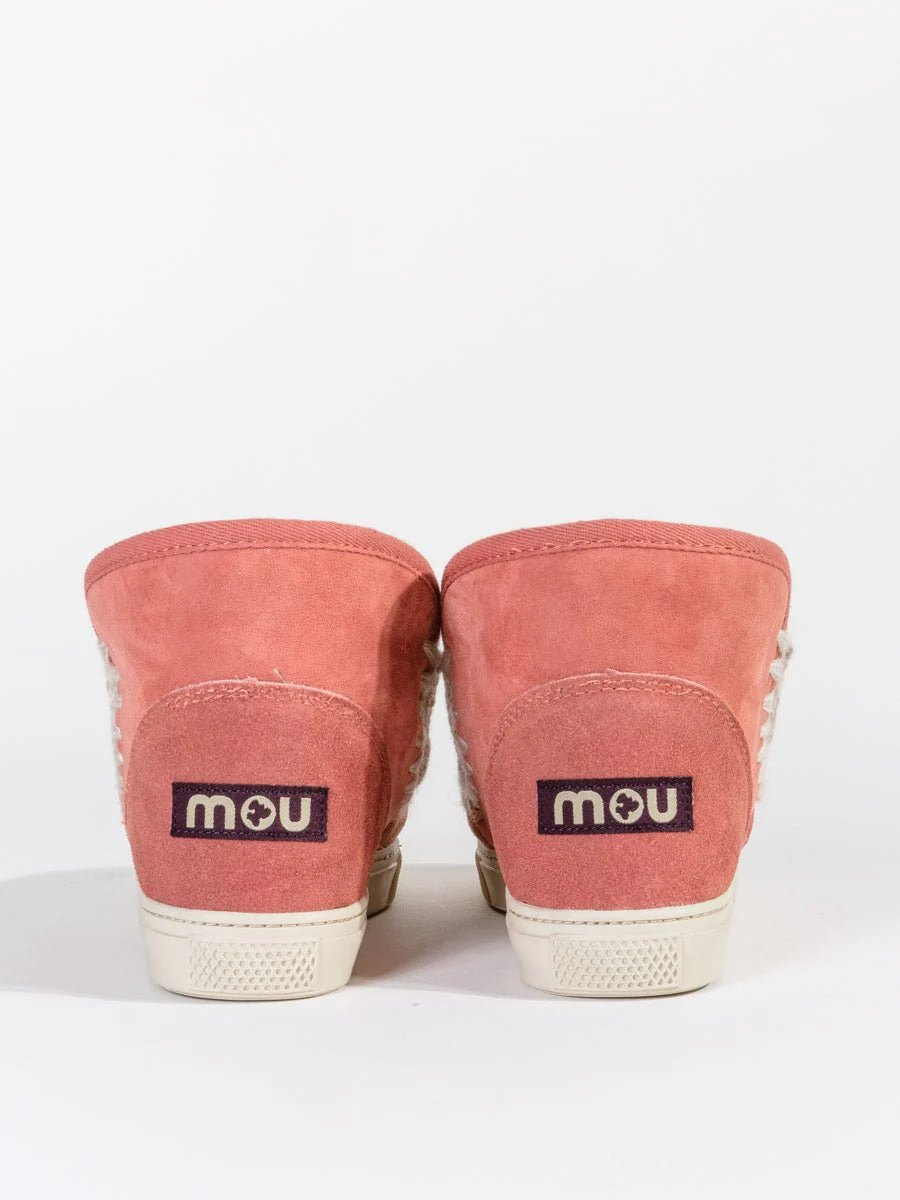 shearling mini eskimo sneaker - pink - Image 4
