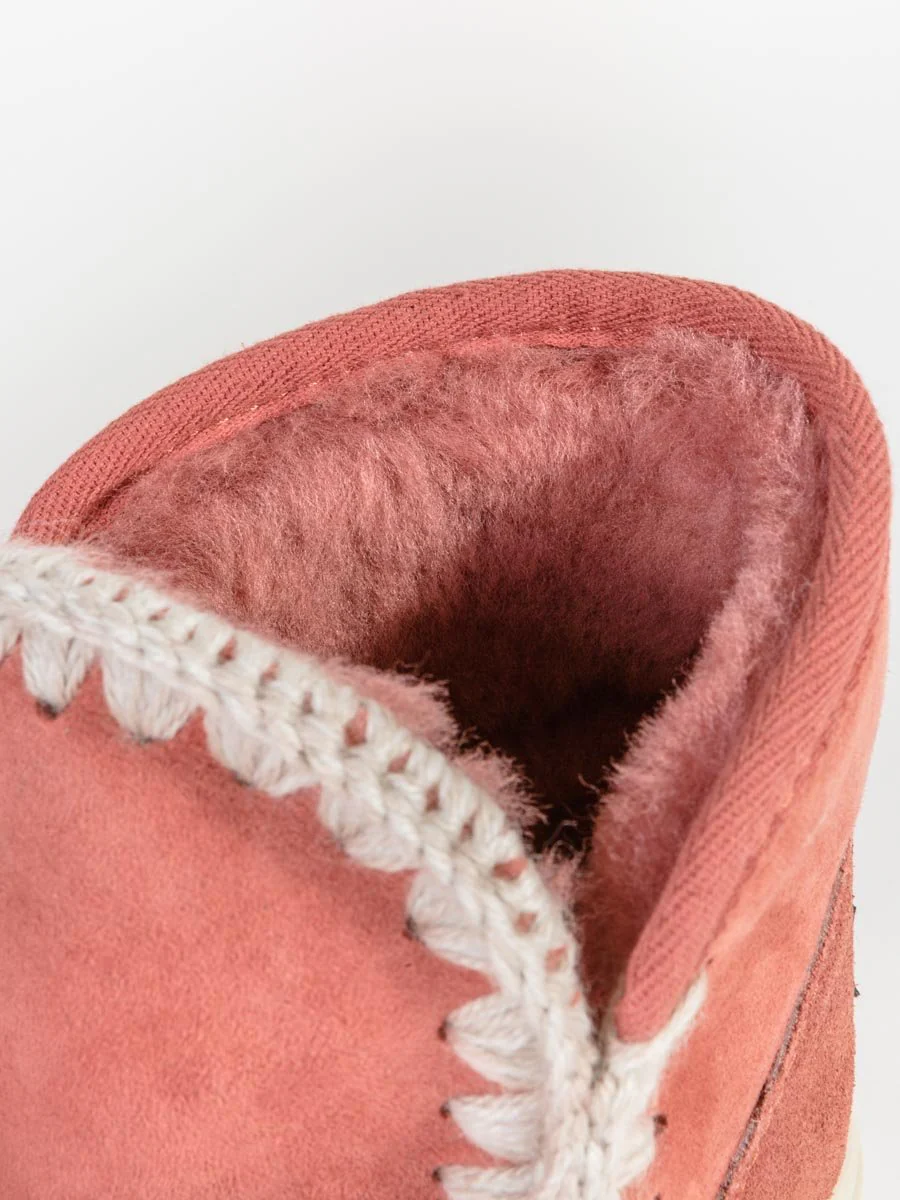 shearling mini eskimo sneaker - pink - Image 6