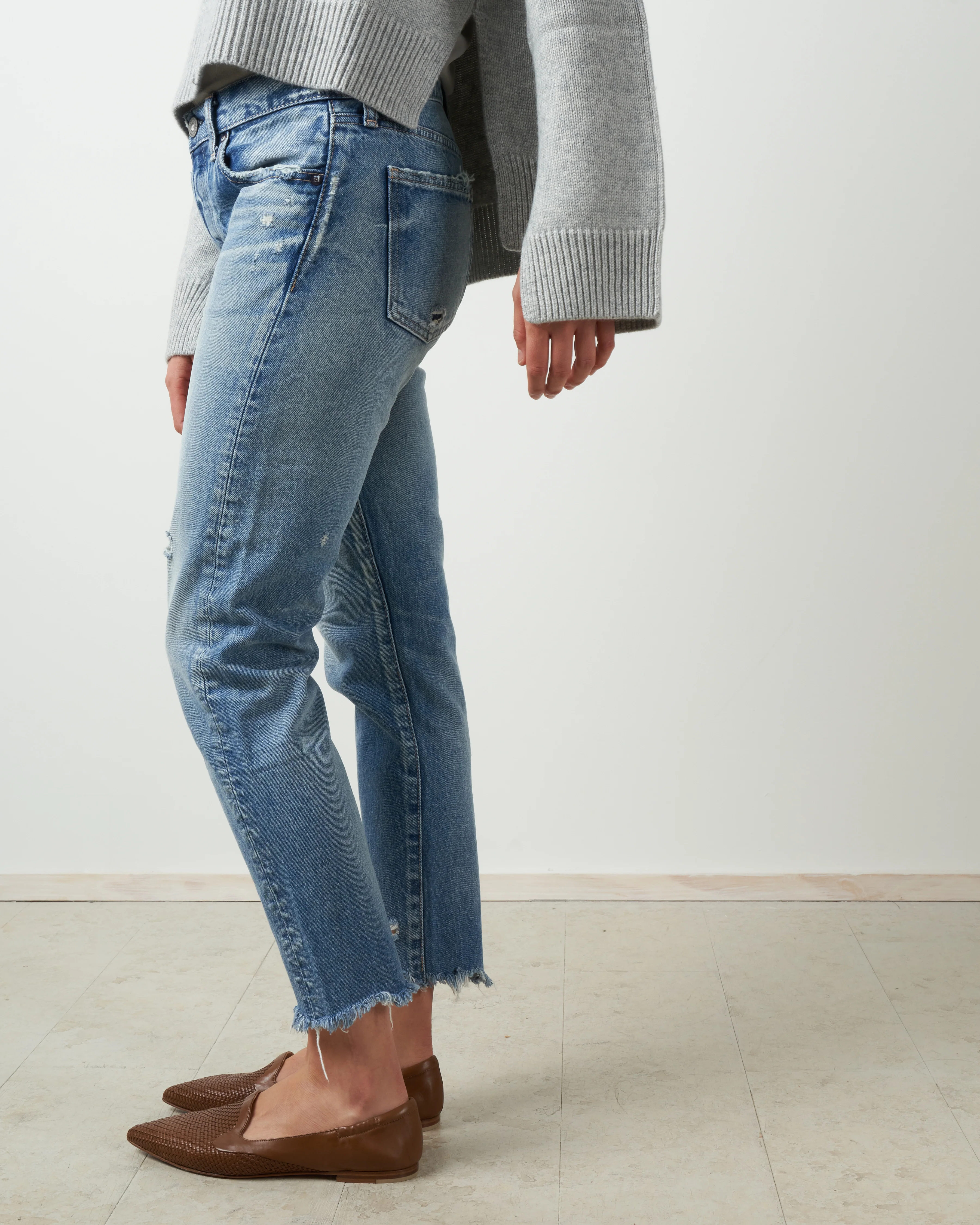 mv kelley tapered jean - light blue - Image 2