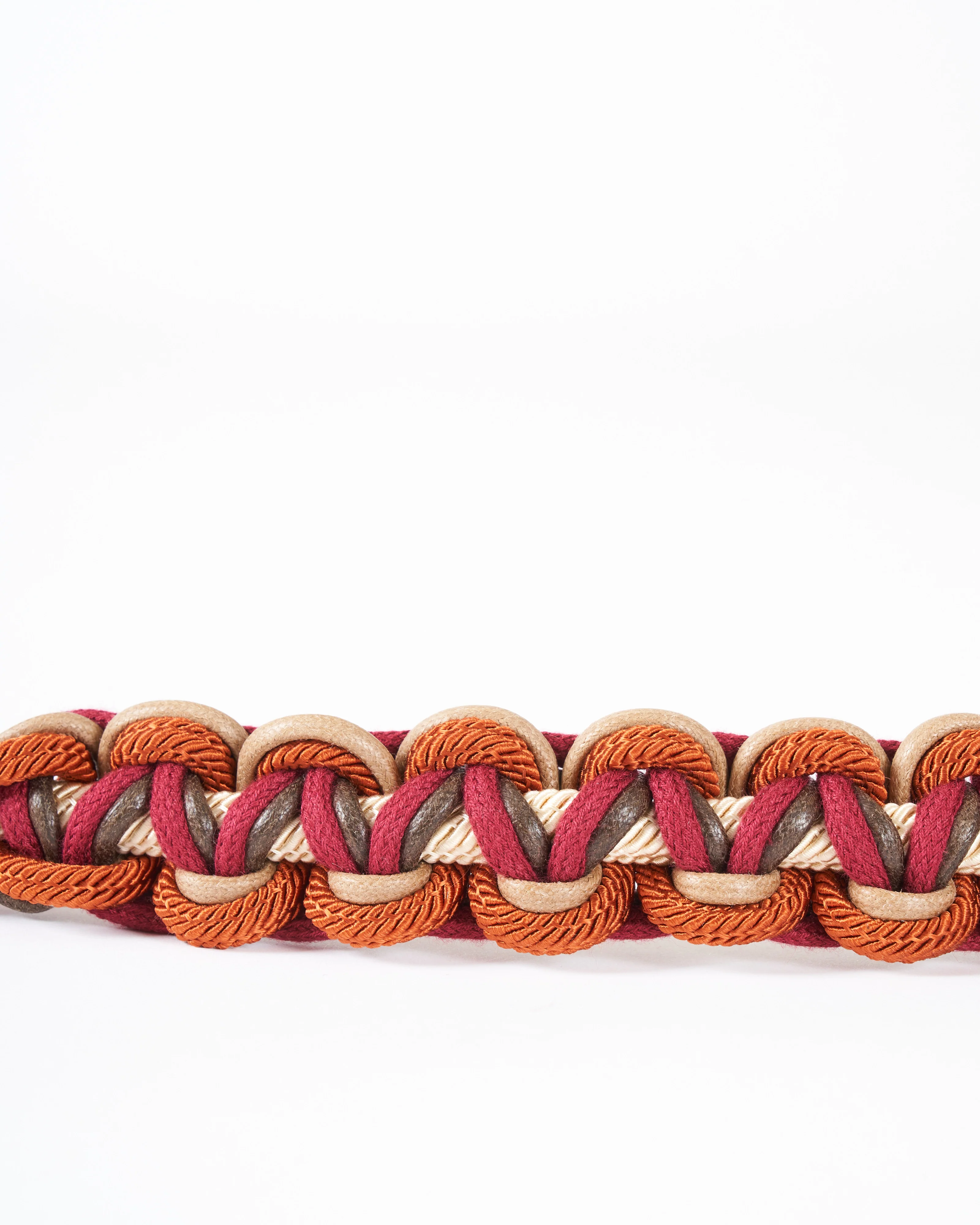 alice bag strap - browns & orange mix - Image 2