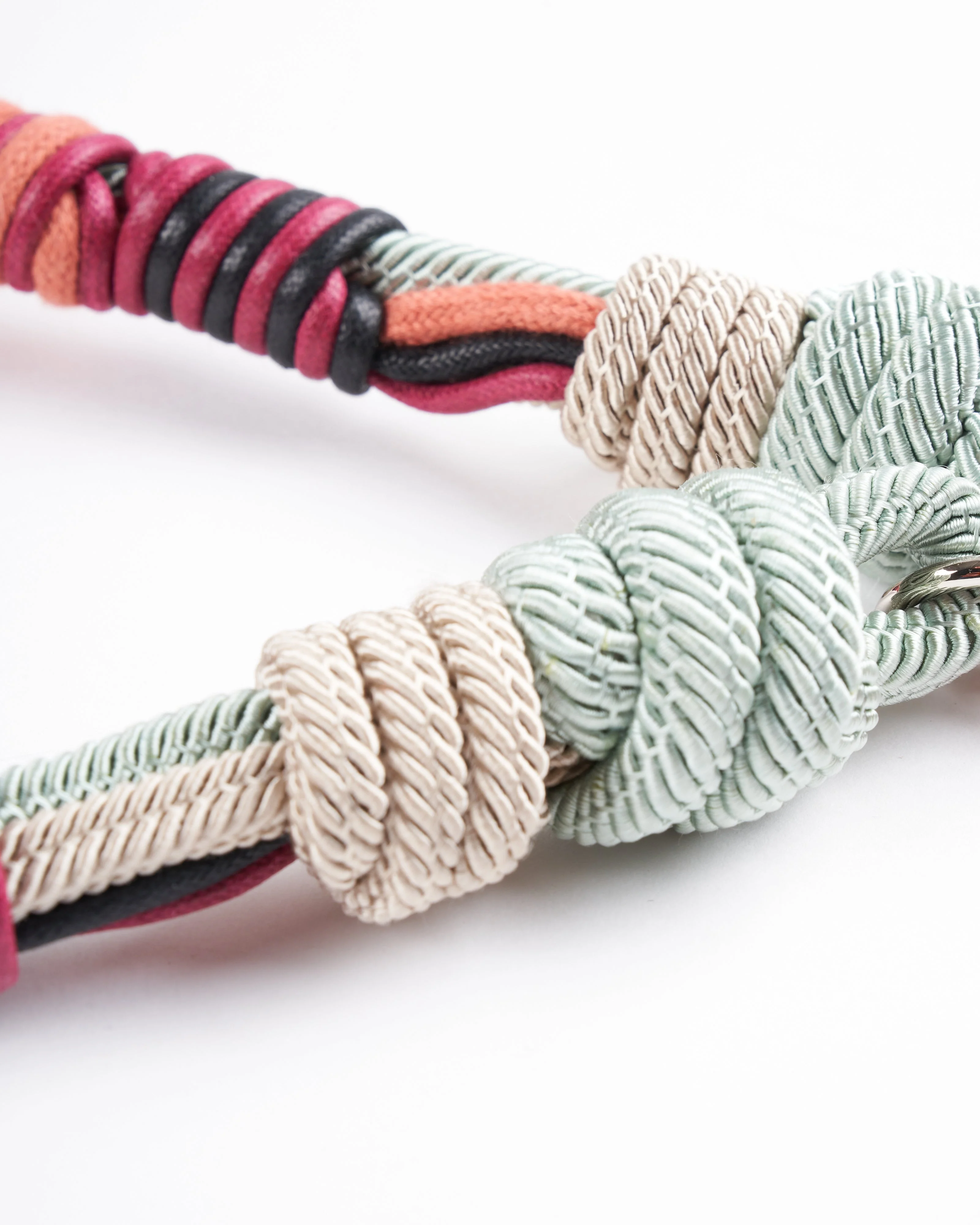 alice bag strap - turquoise & grey mix - Image 3