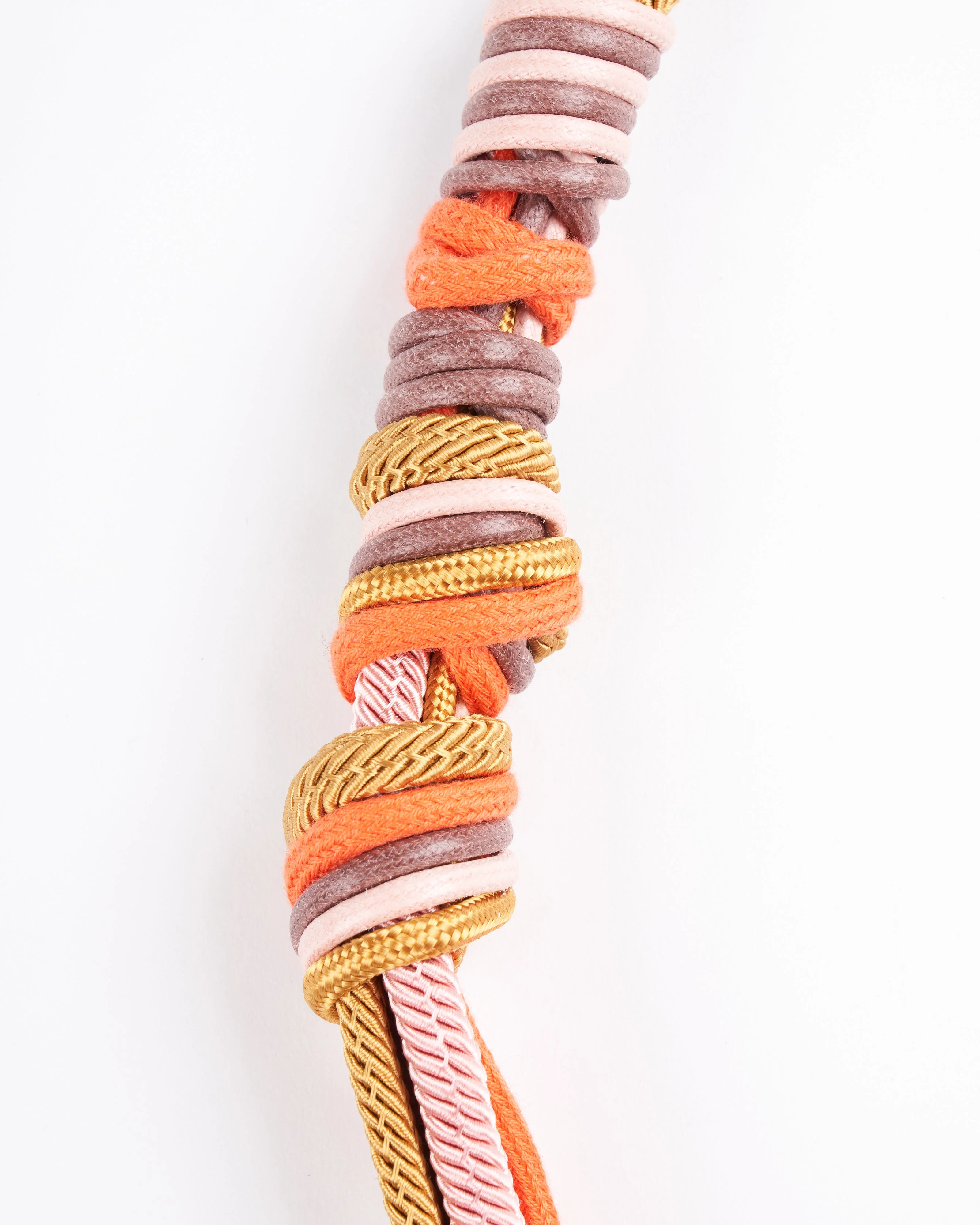 alice bag strap long - gold & oranges mix - Image 2