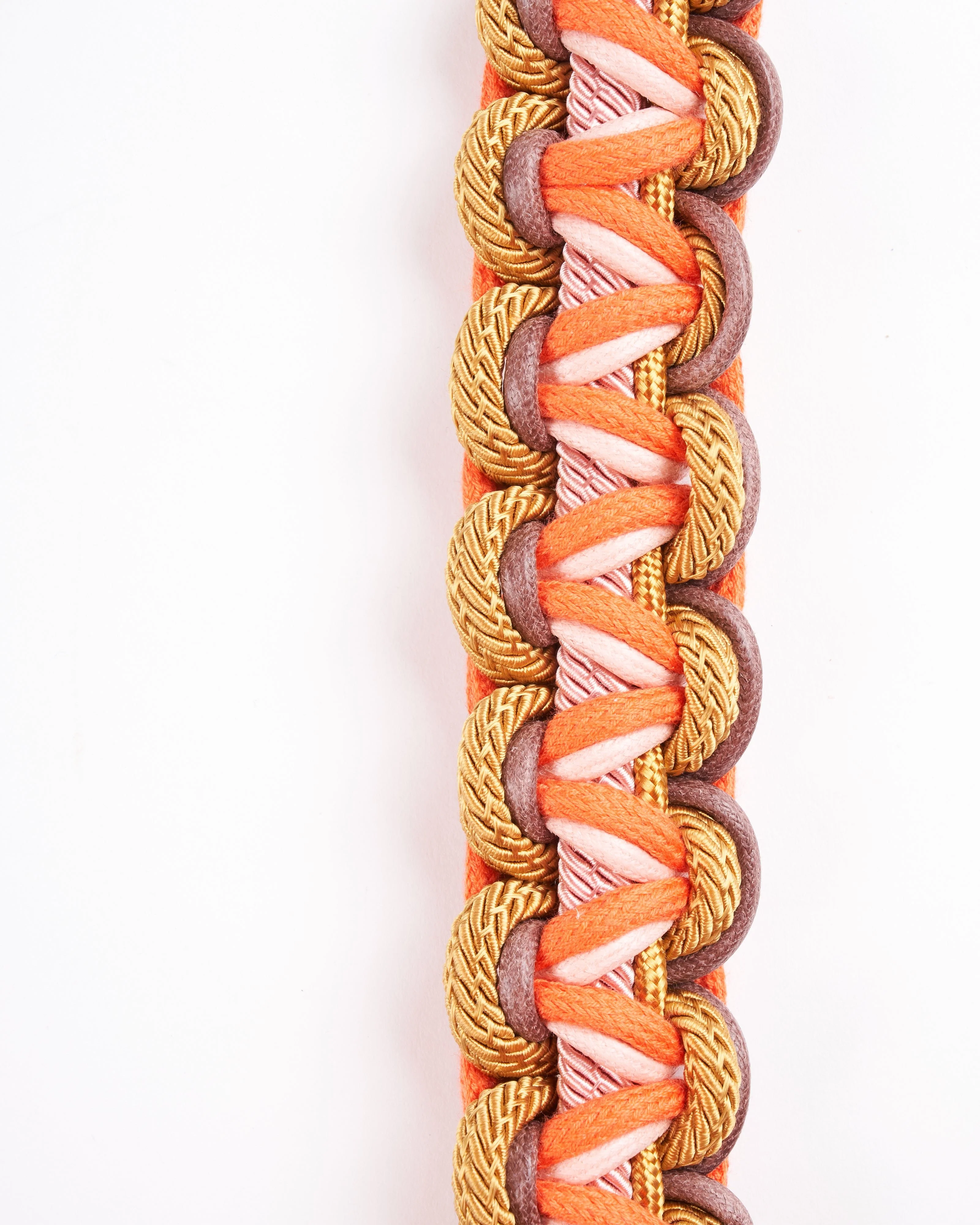 alice bag strap long - gold & oranges mix - Image 4