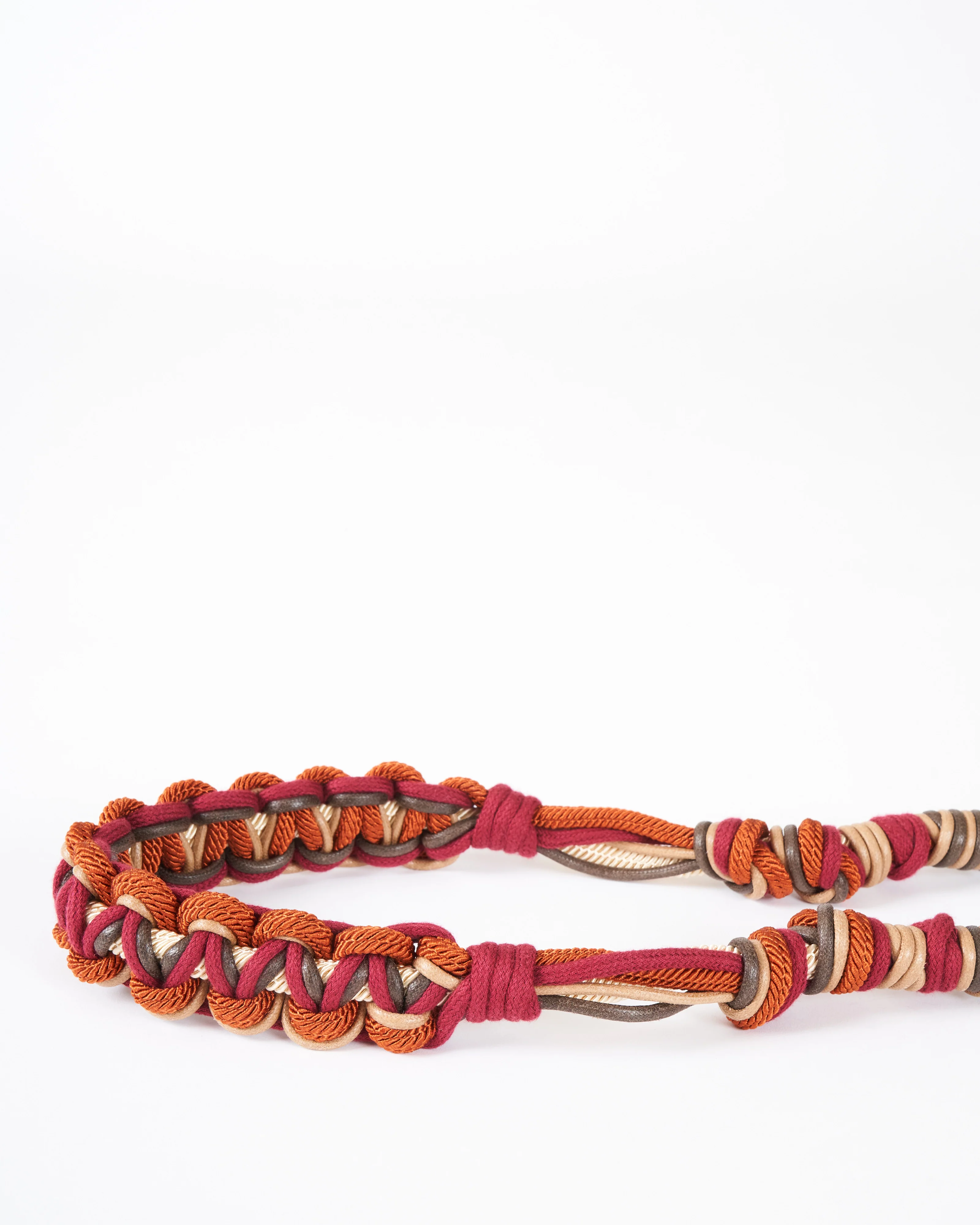 alice bag strap long - browns & orange mix - Image 2