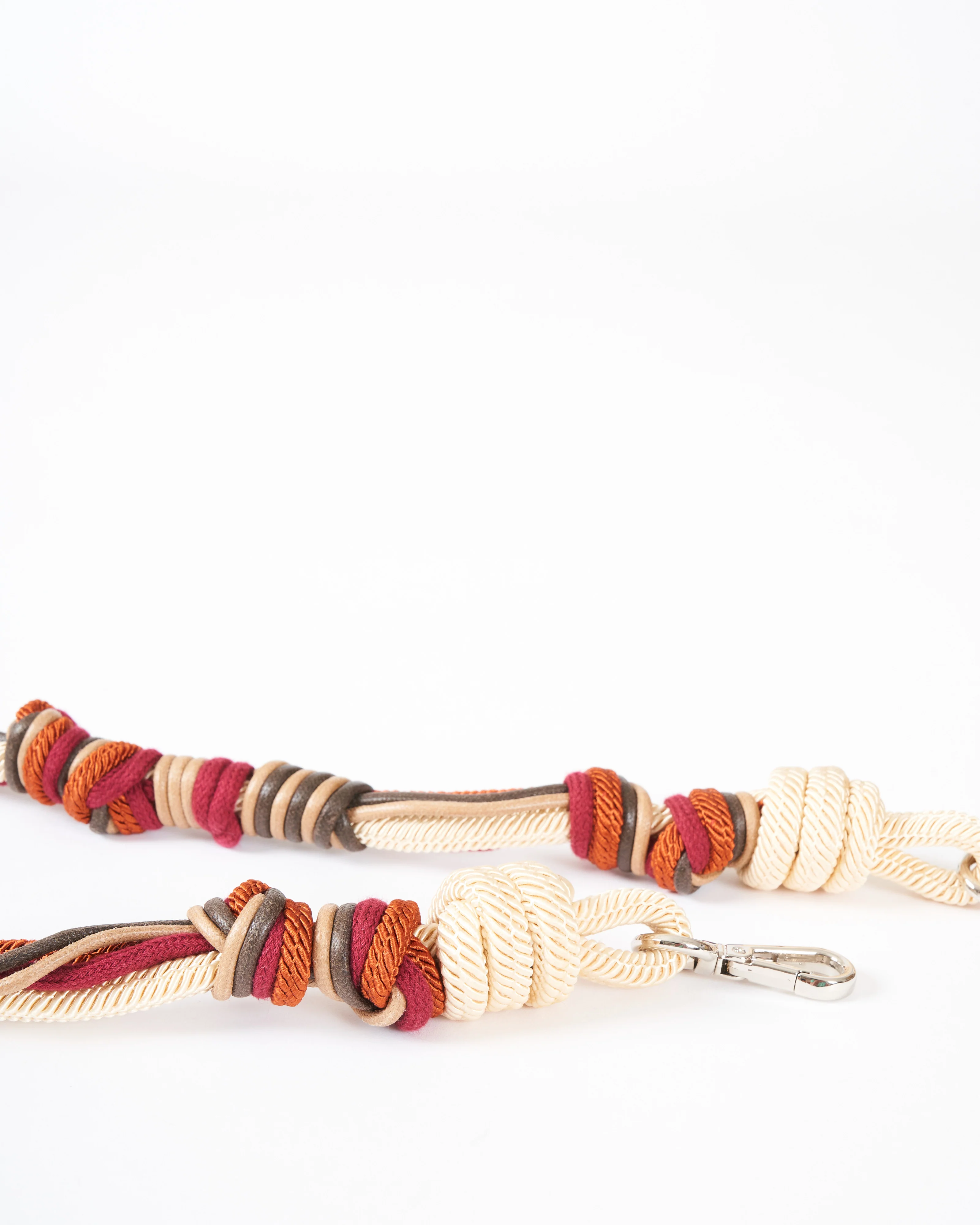alice bag strap long - browns & orange mix - Image 3