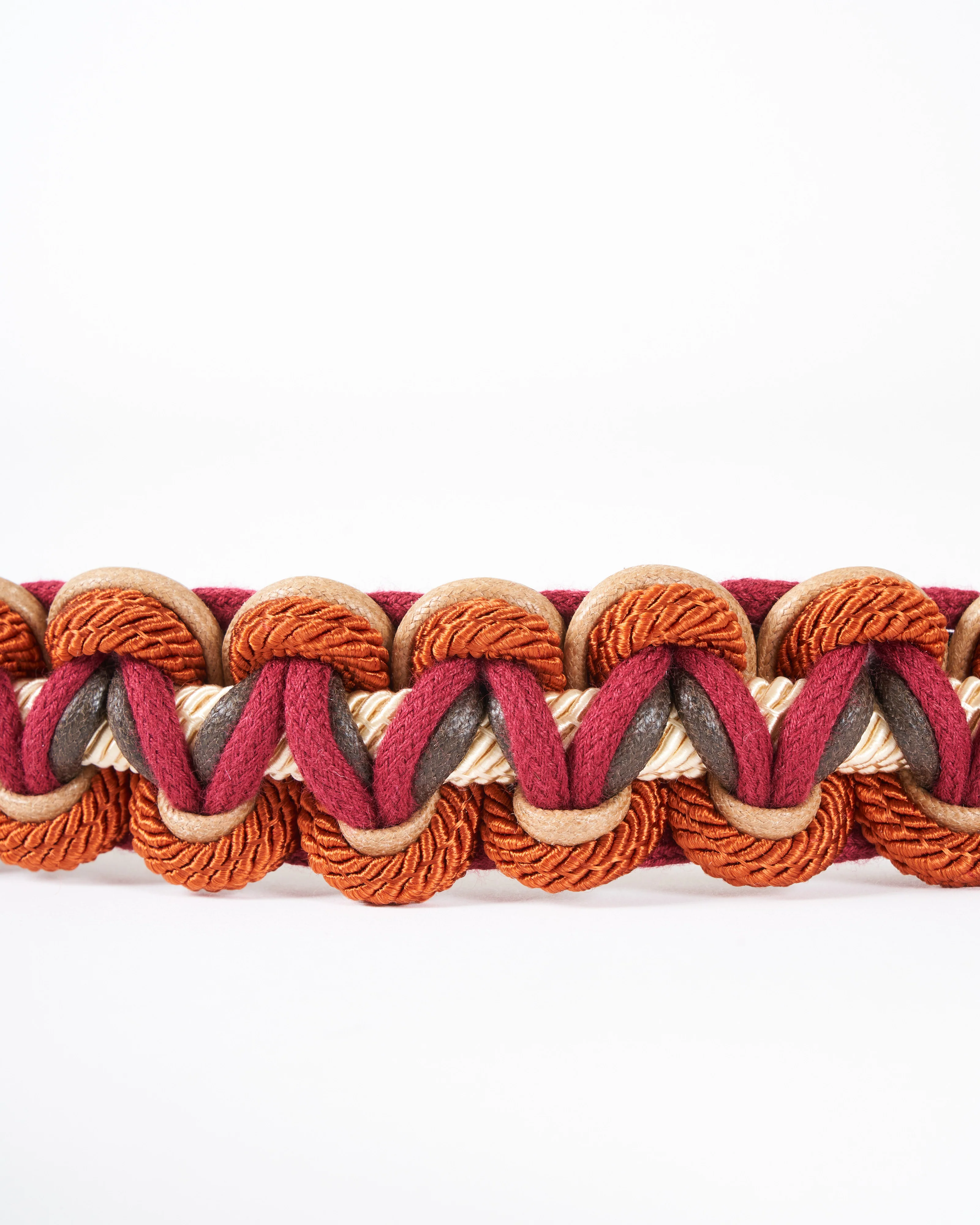 alice bag strap long - browns & orange mix - Image 4