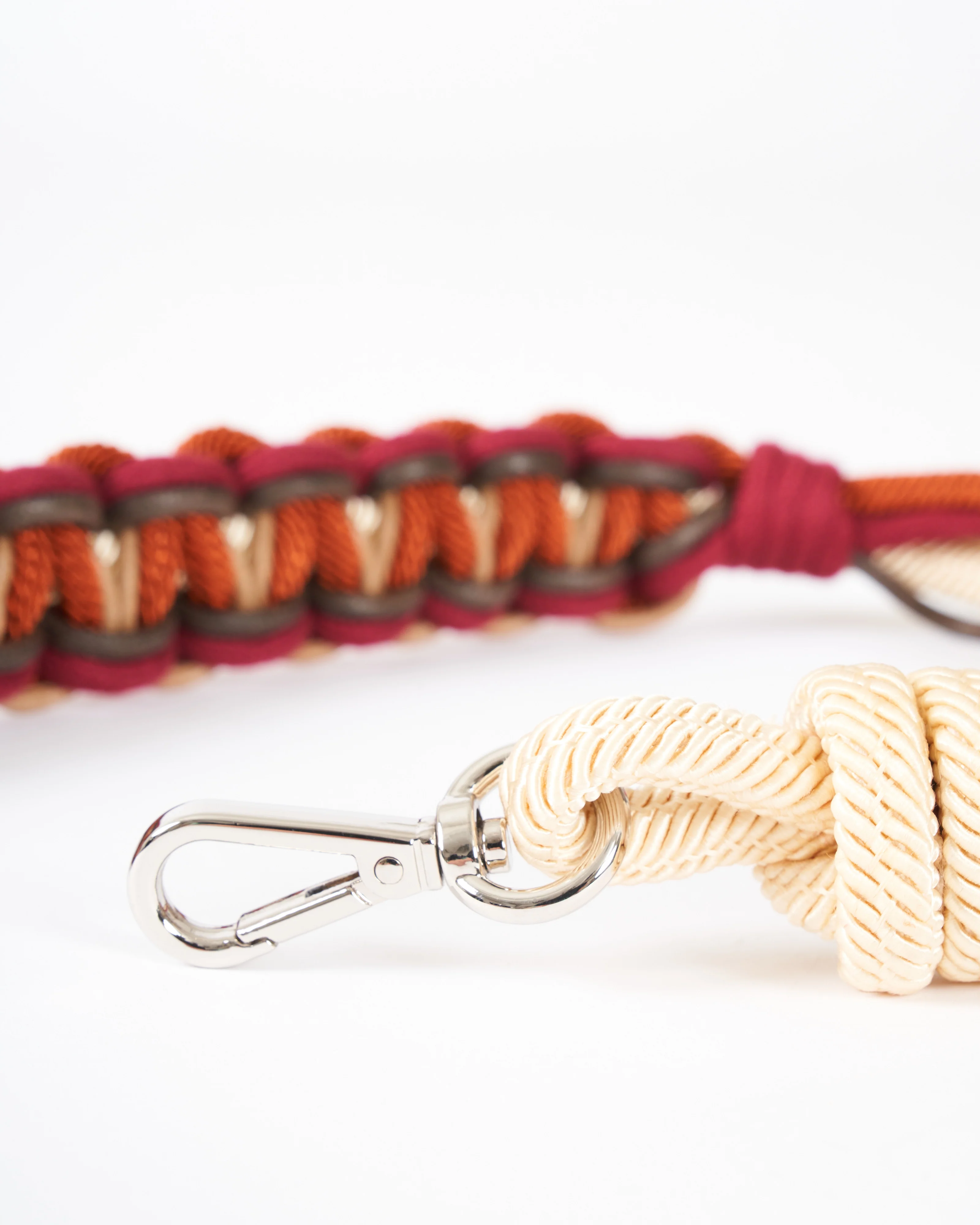 alice bag strap long - browns & orange mix - Image 6