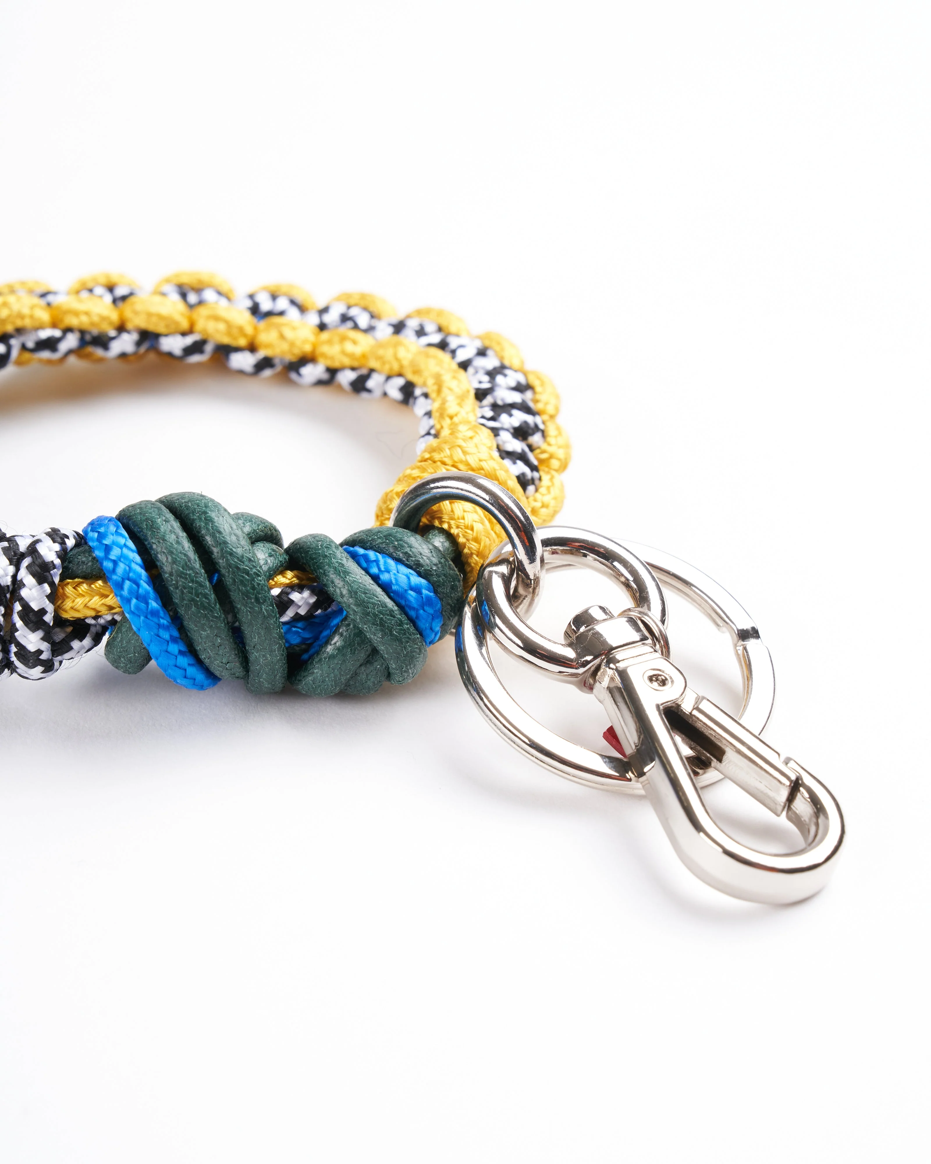 celtic knots key ring - fraser blue & yellow - Image 2