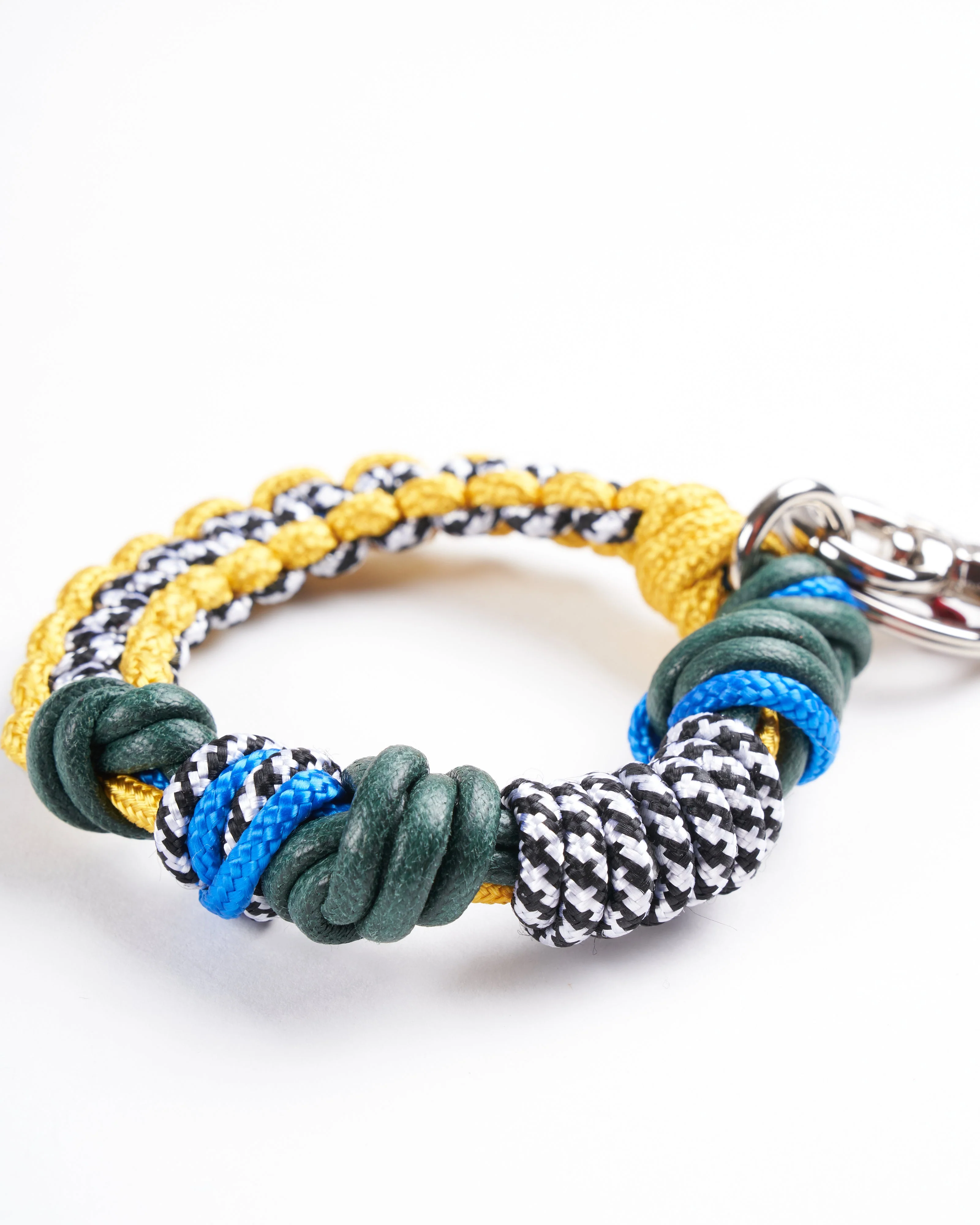 celtic knots key ring - fraser blue & yellow - Image 3