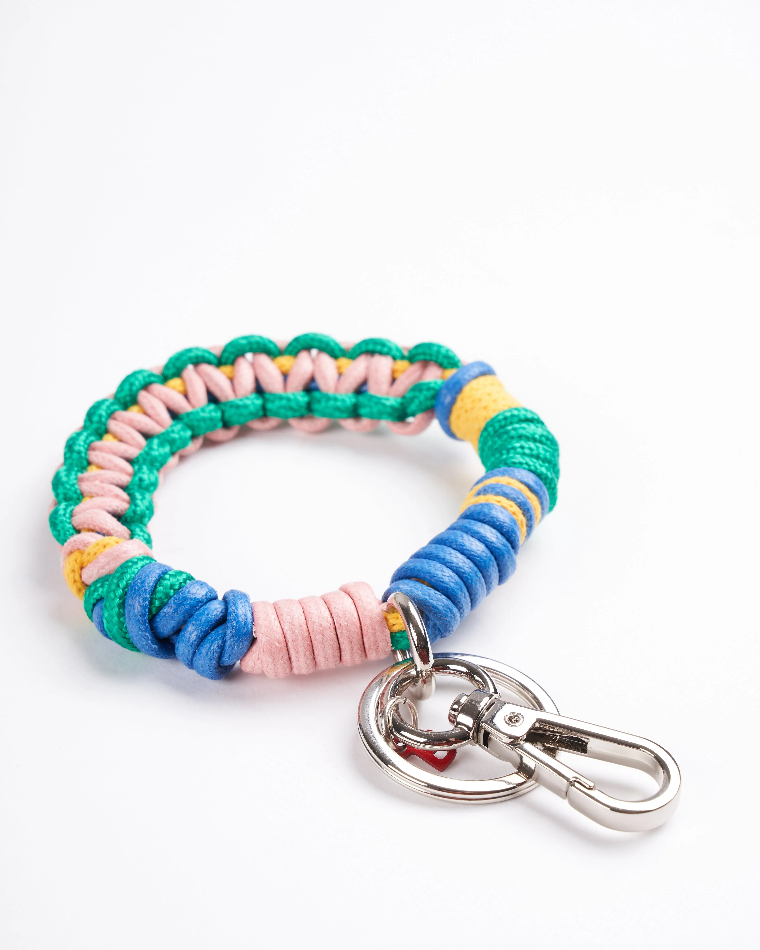 celtic knots key ring - green & pink - Image 2