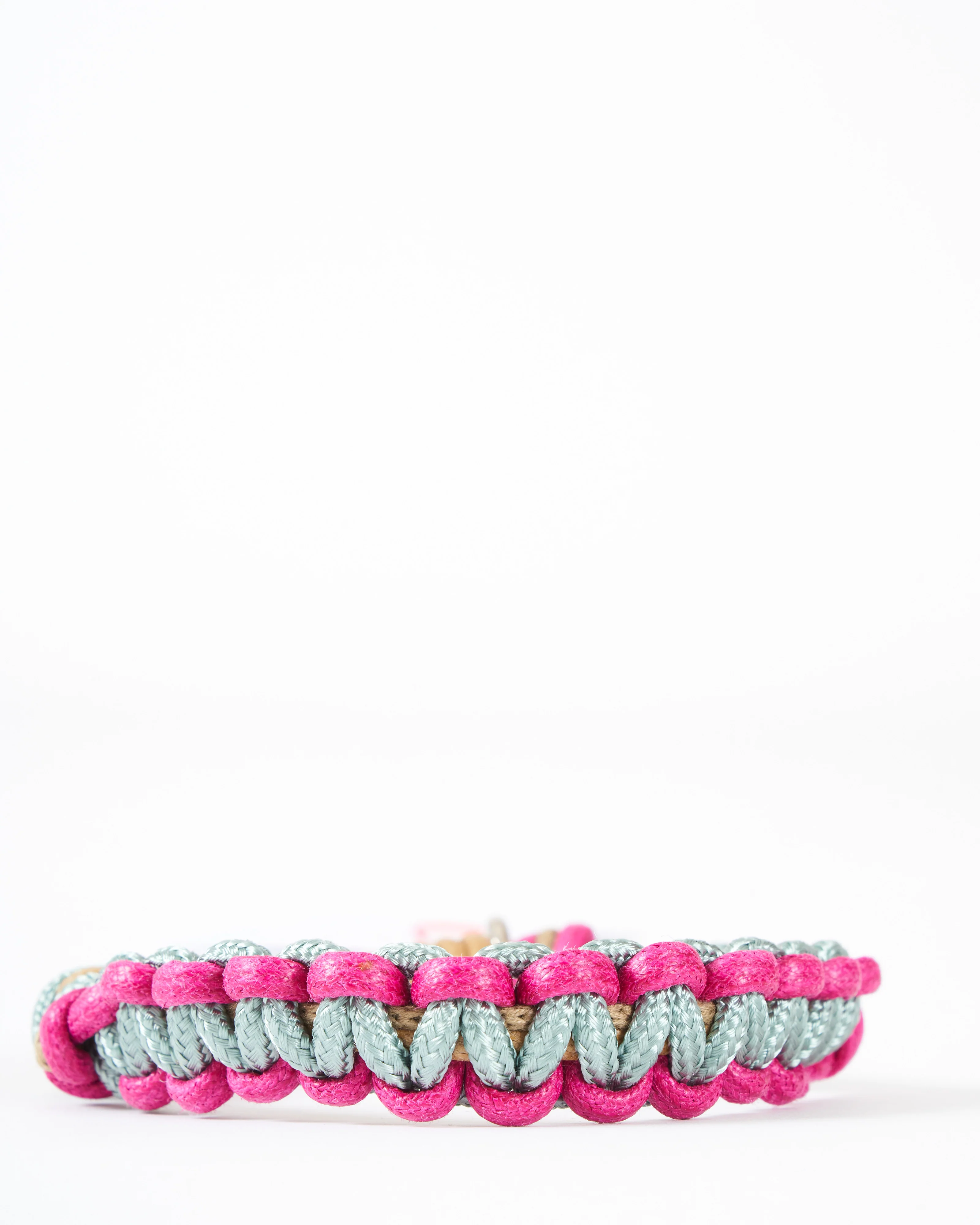 celtic knots key ring - pink & beige - Image 3