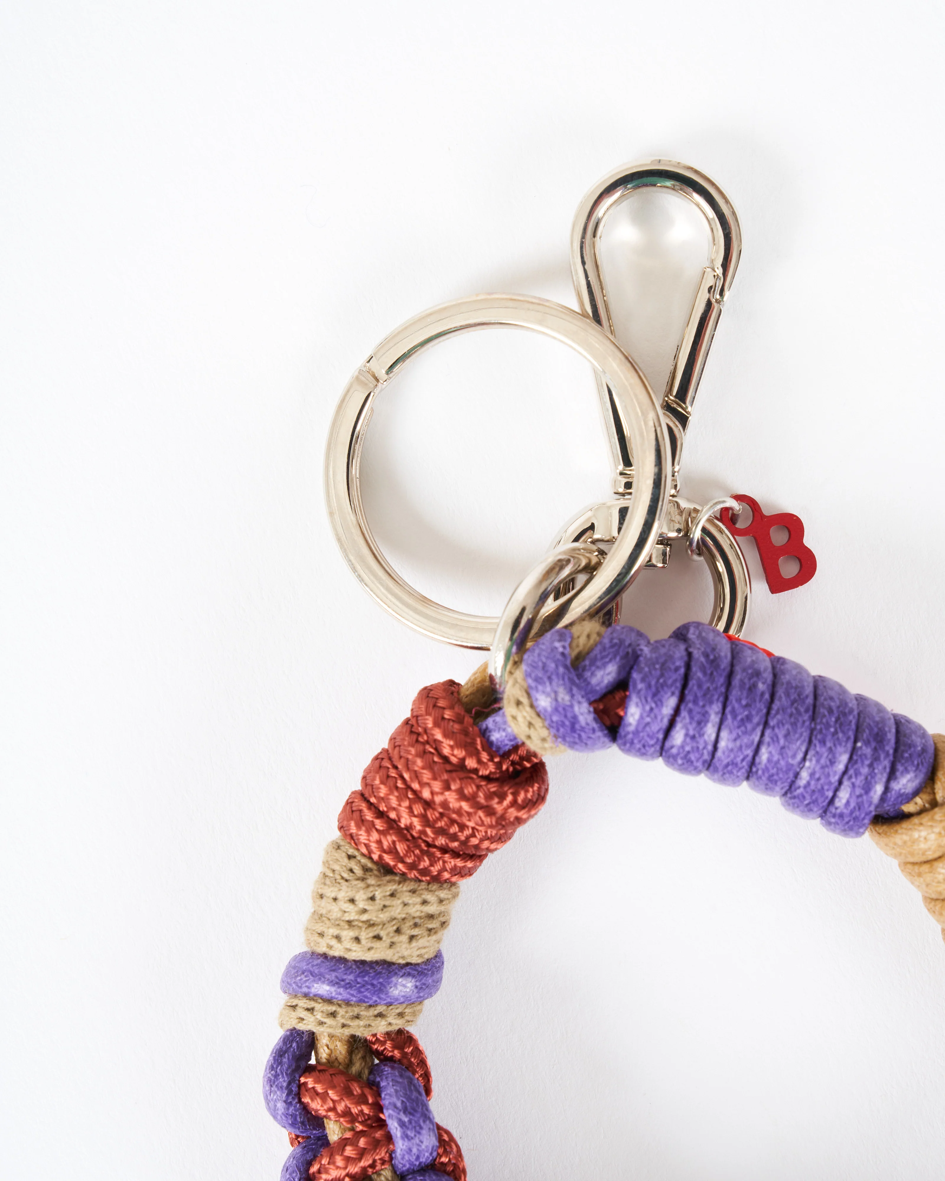 celtic knots key ring - purple & beige - Image 2