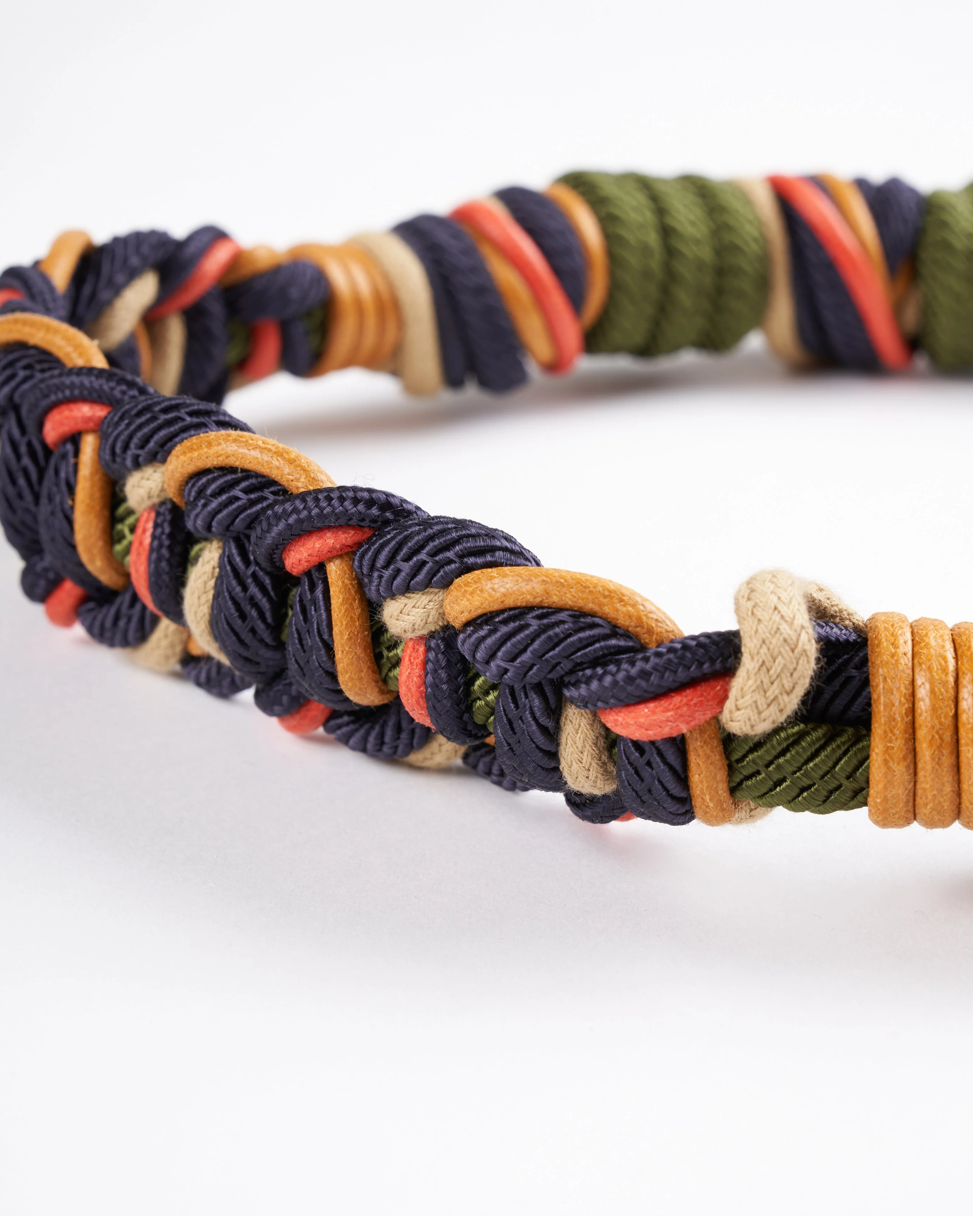 laure bag strap - mustard, orange, green & navy - Image 3