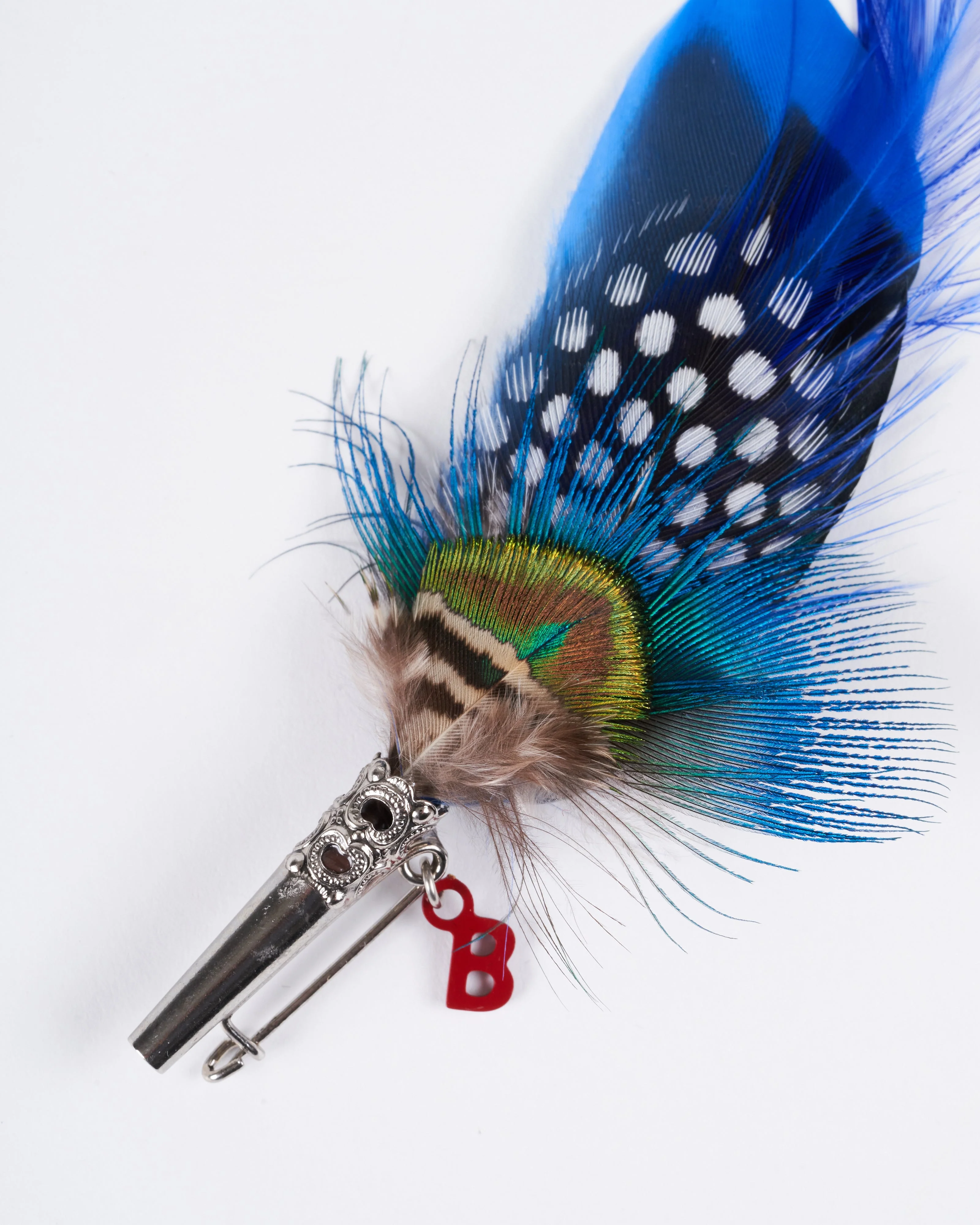 pencil brooch - royal blues - Image 2