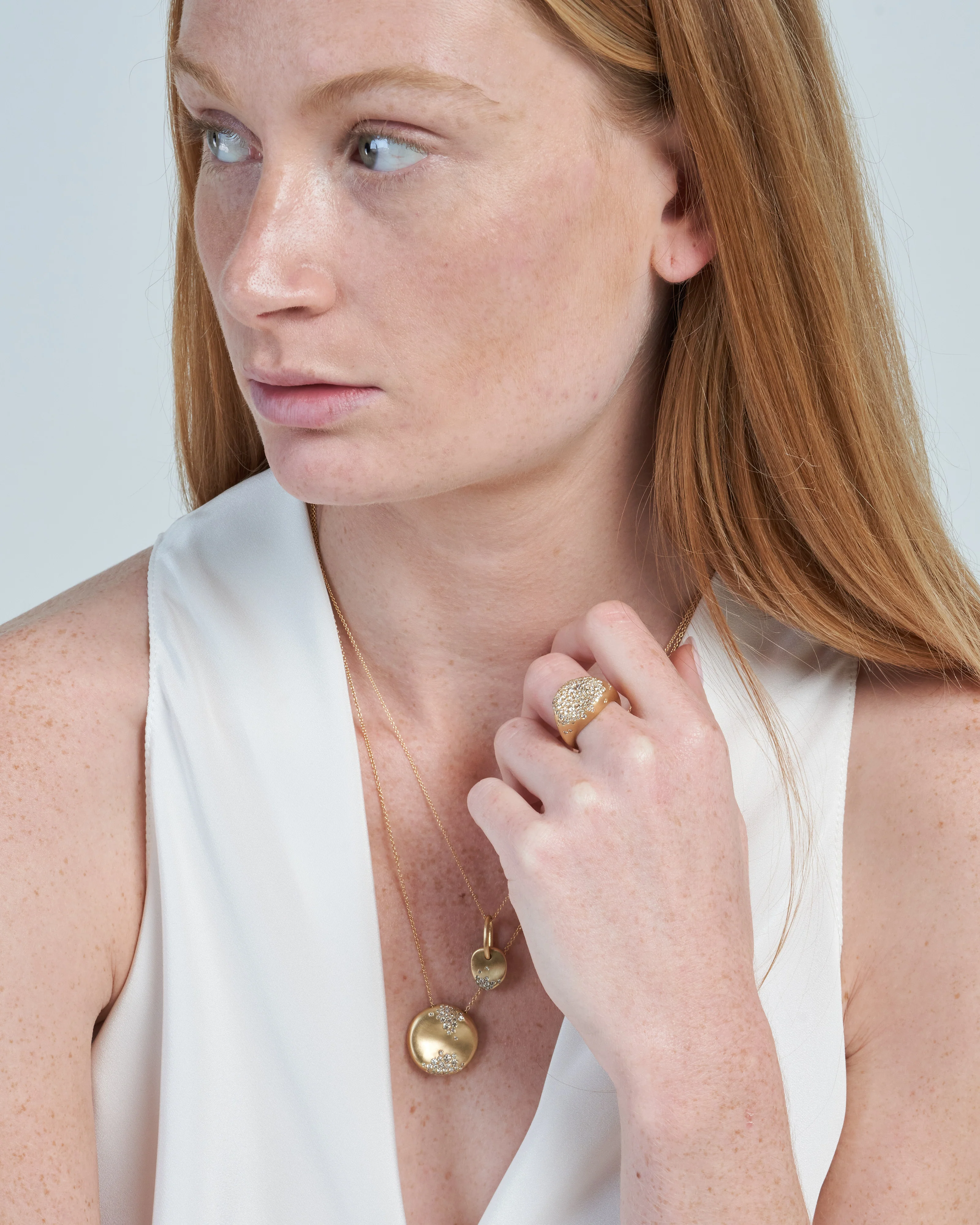 baby malak original champagne round ring - Image 3