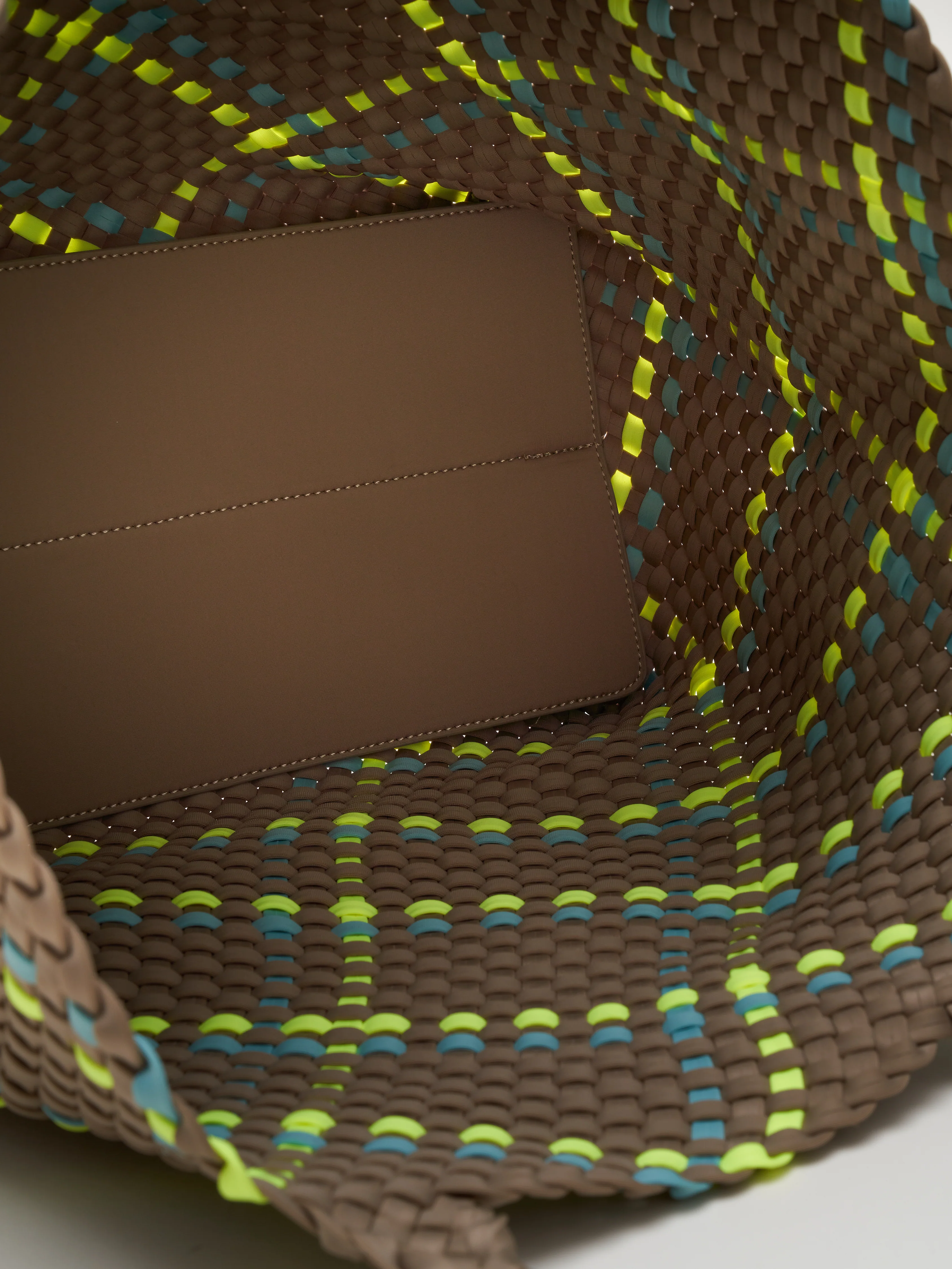 st barths large plaid tote - tangier - Image 4
