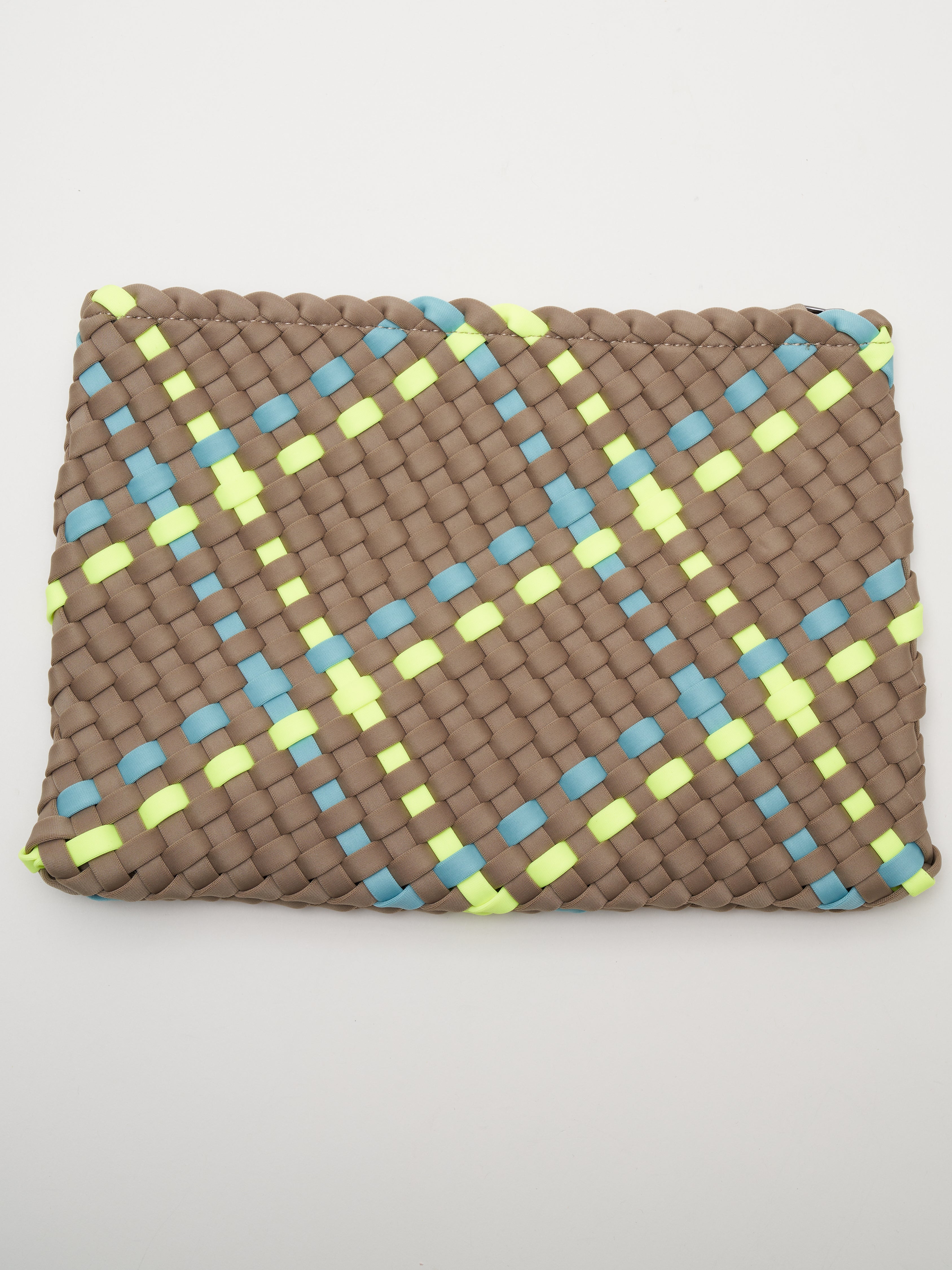 st barths large plaid tote - tangier - Image 5