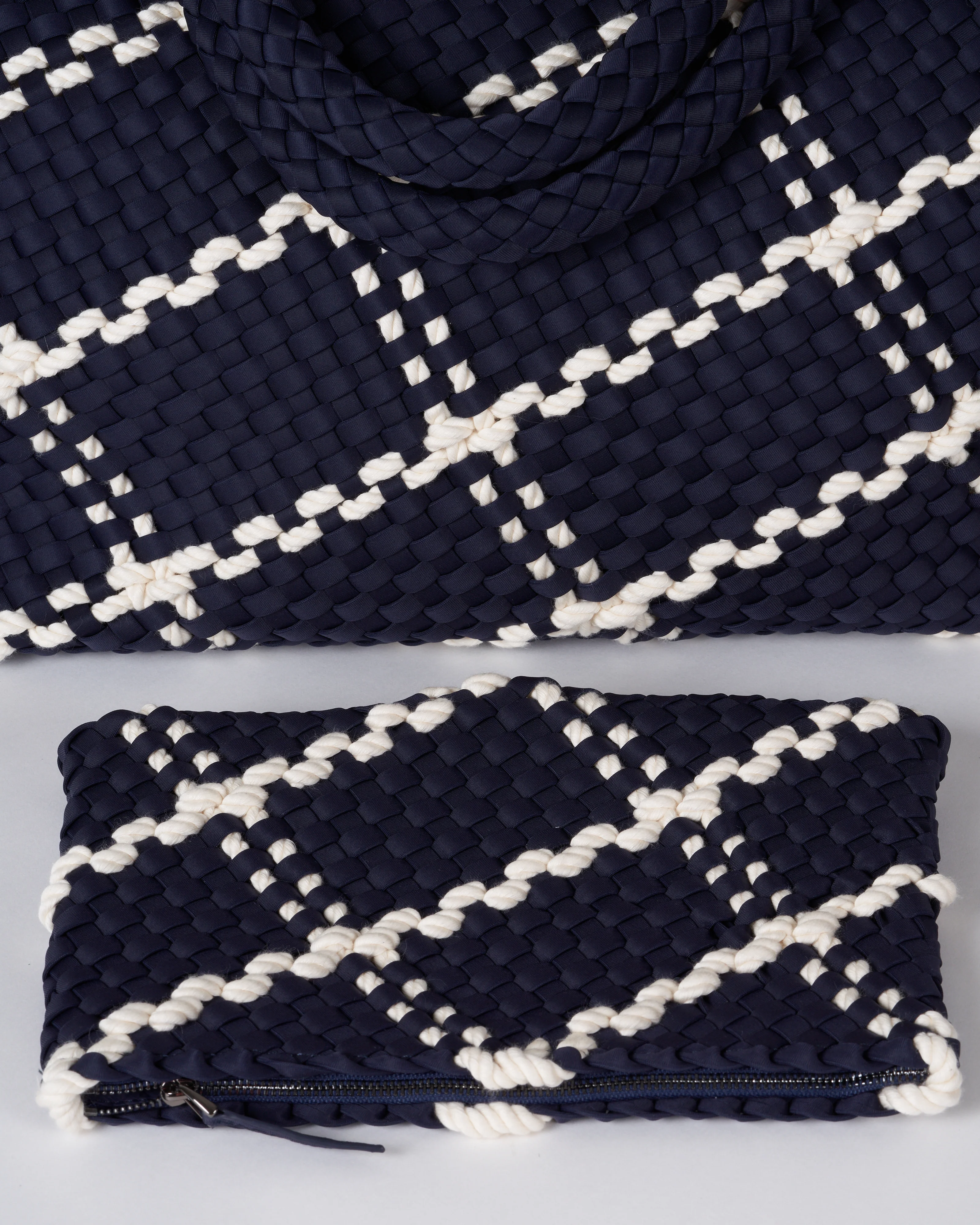 st barths large tote rope - ink blue - Image 14