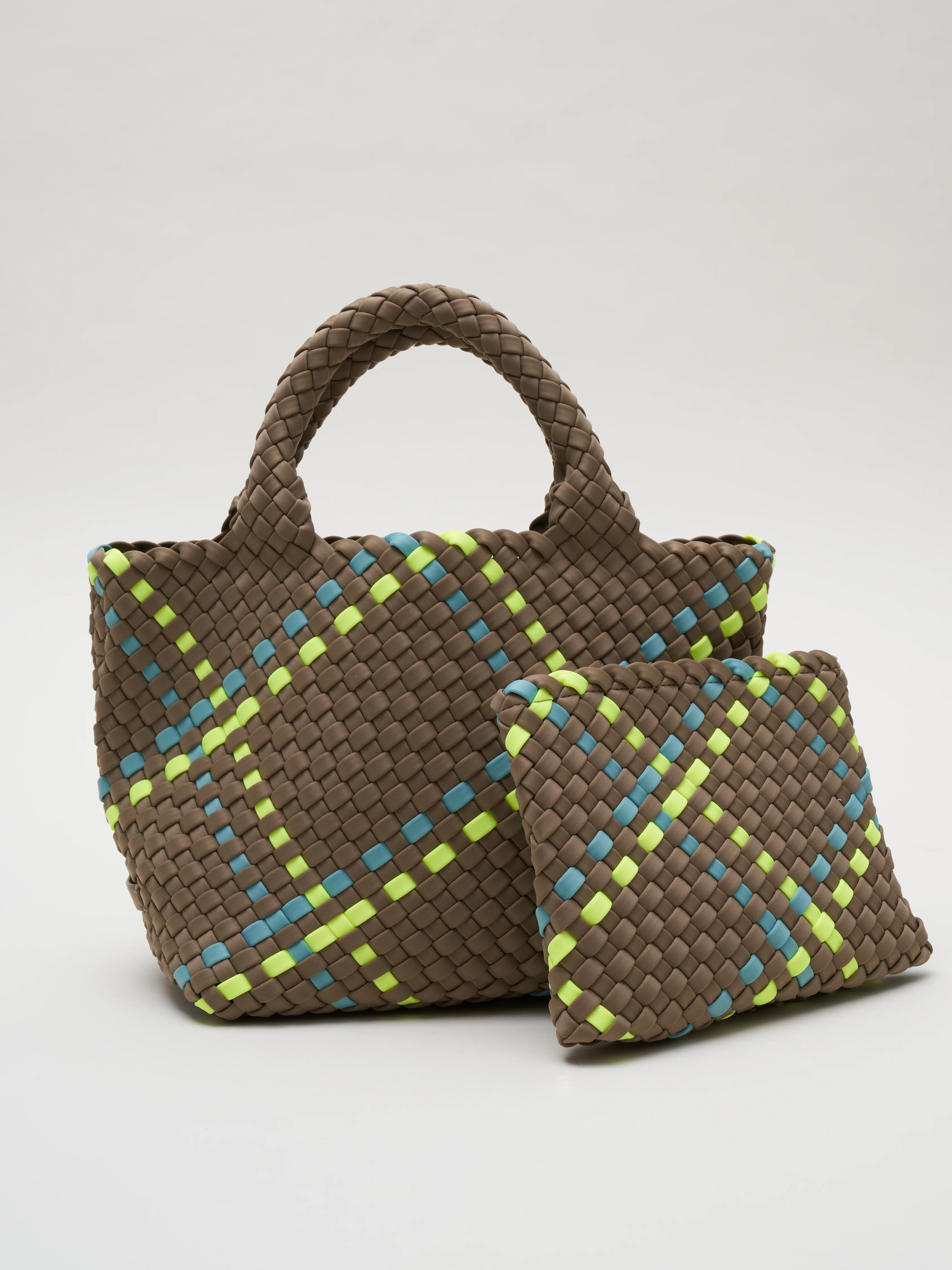 st barths mini plaid tote - tangier - Image 2