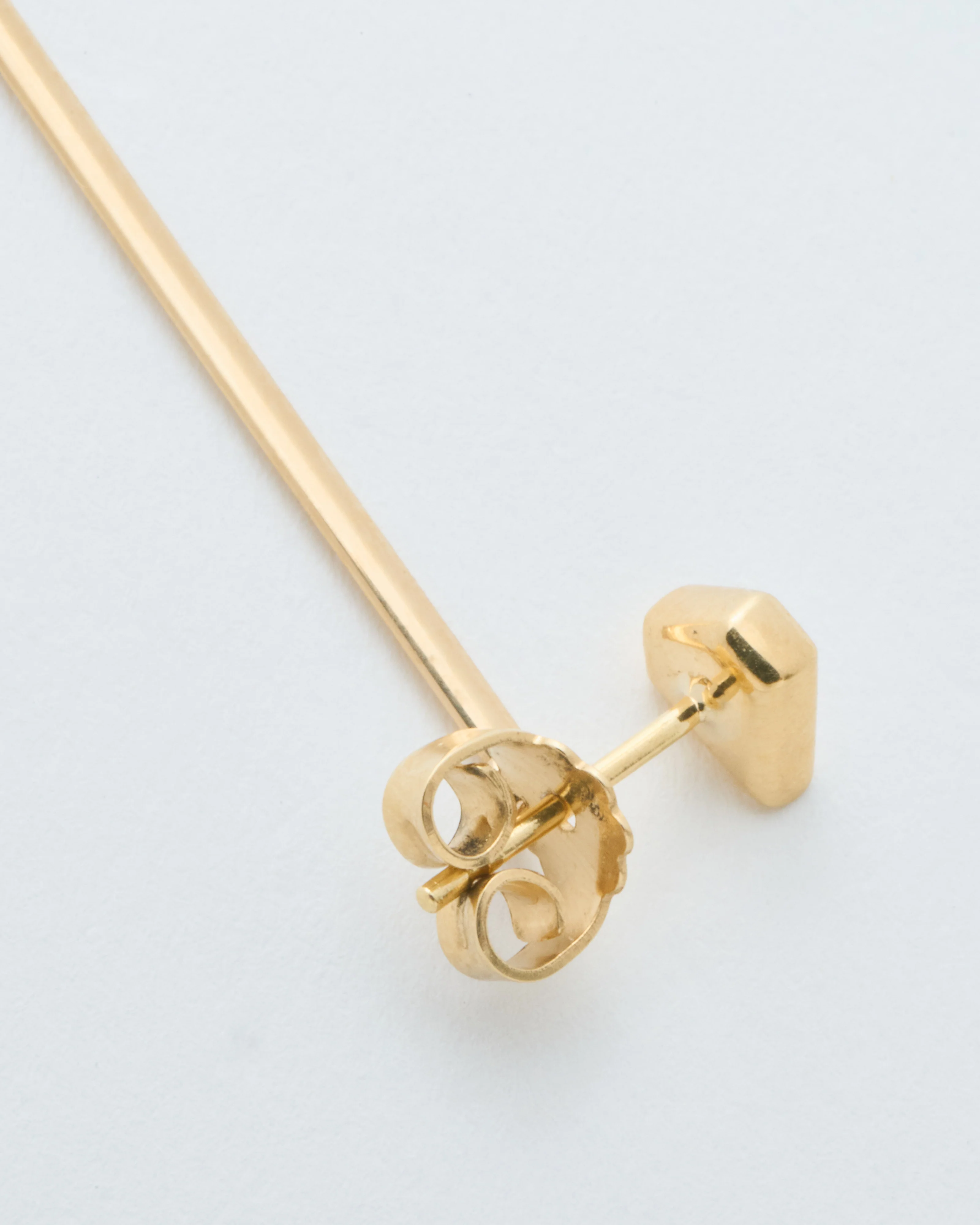 ear jacket with drop of gold - Image 6