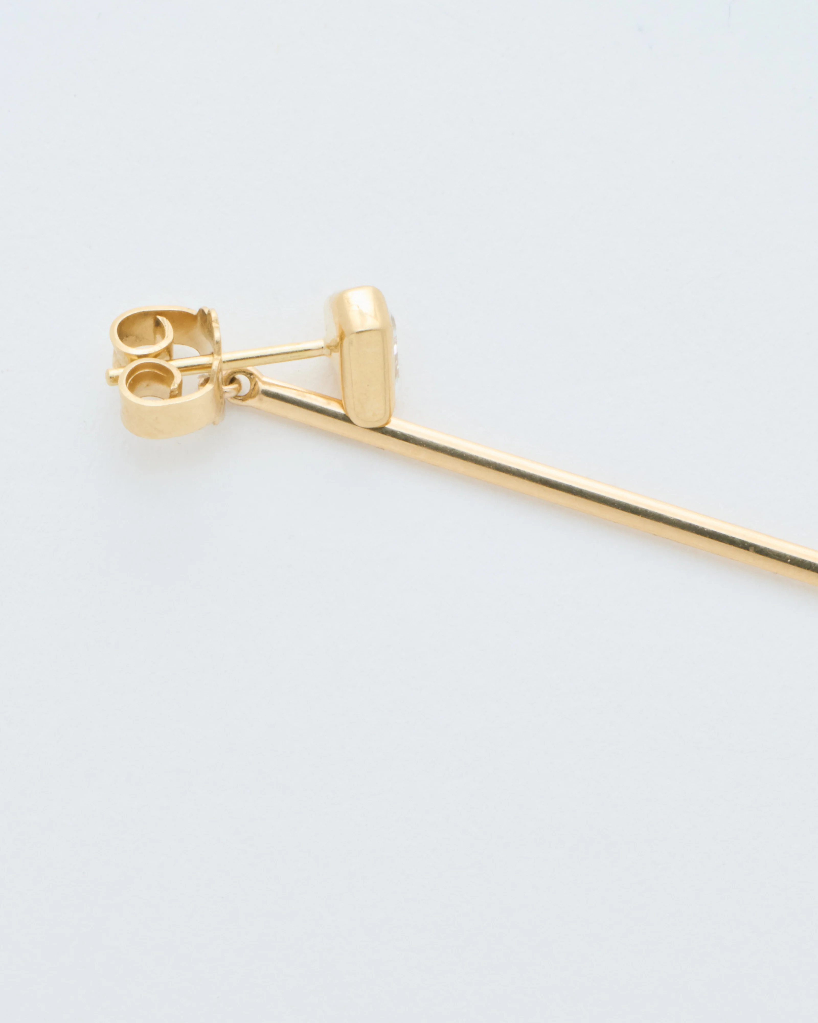 ear jacket with drop of gold - Image 8