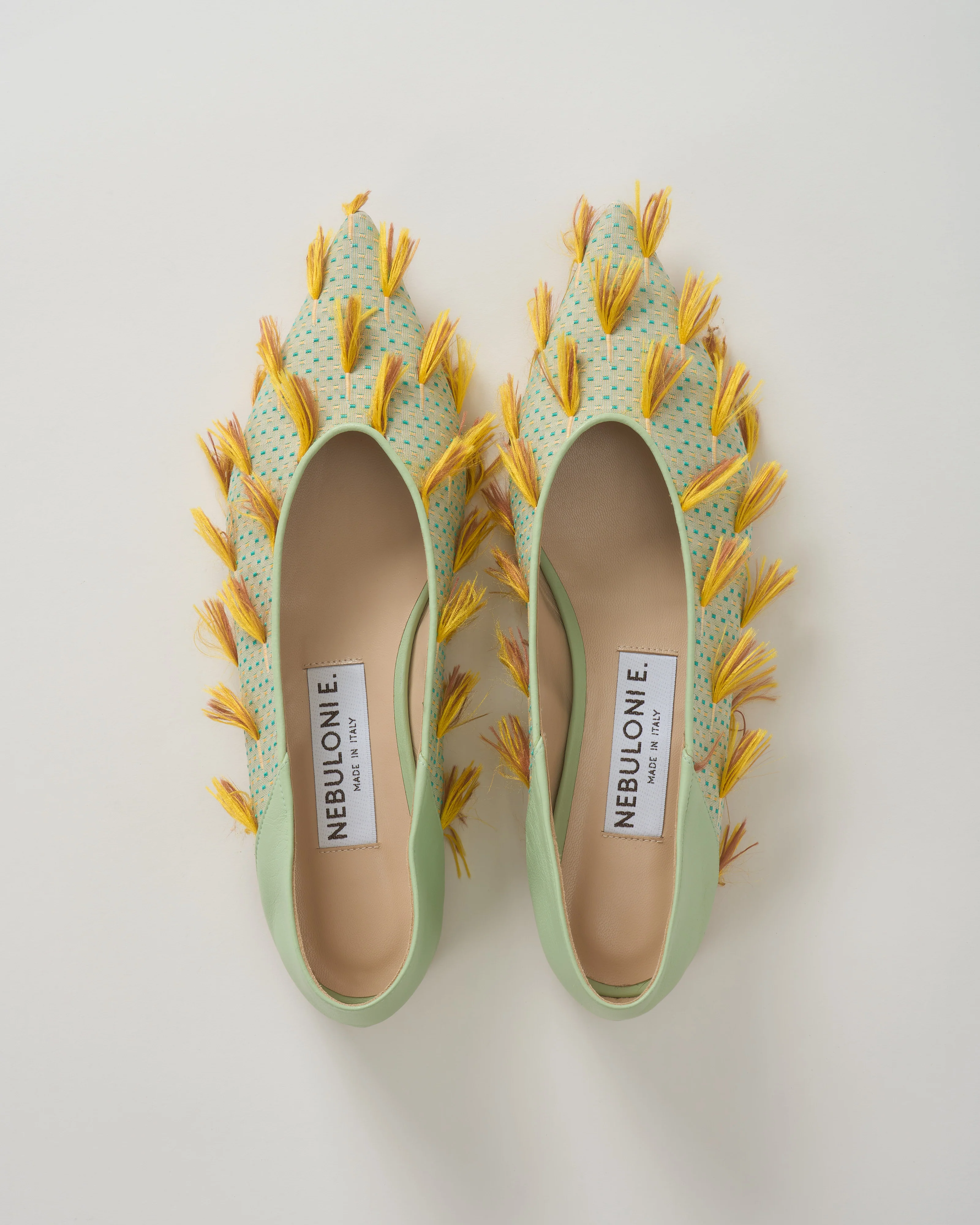 pointed toe flats with tassels - Image 3