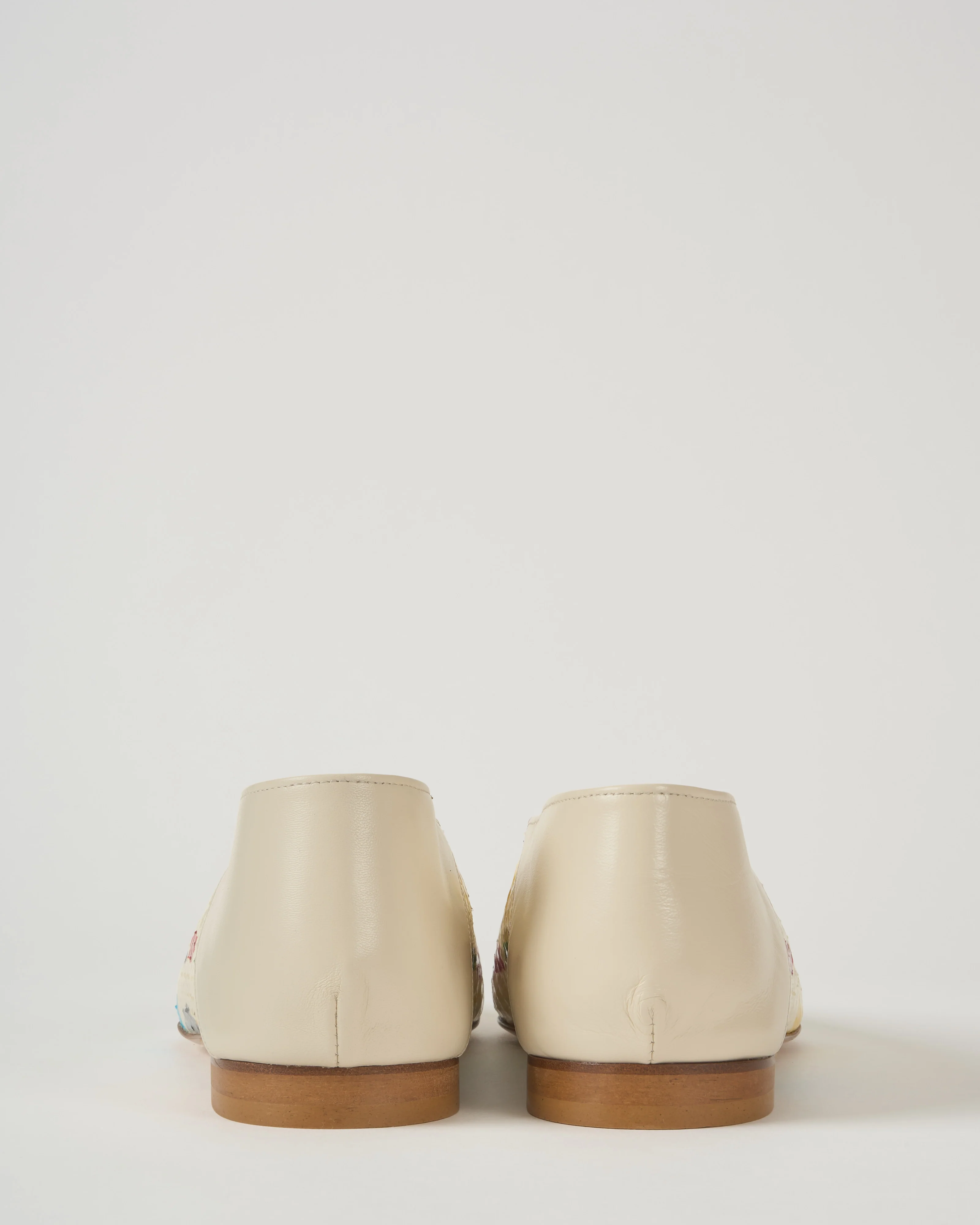 pointed toe snake and nappa flats - Image 3