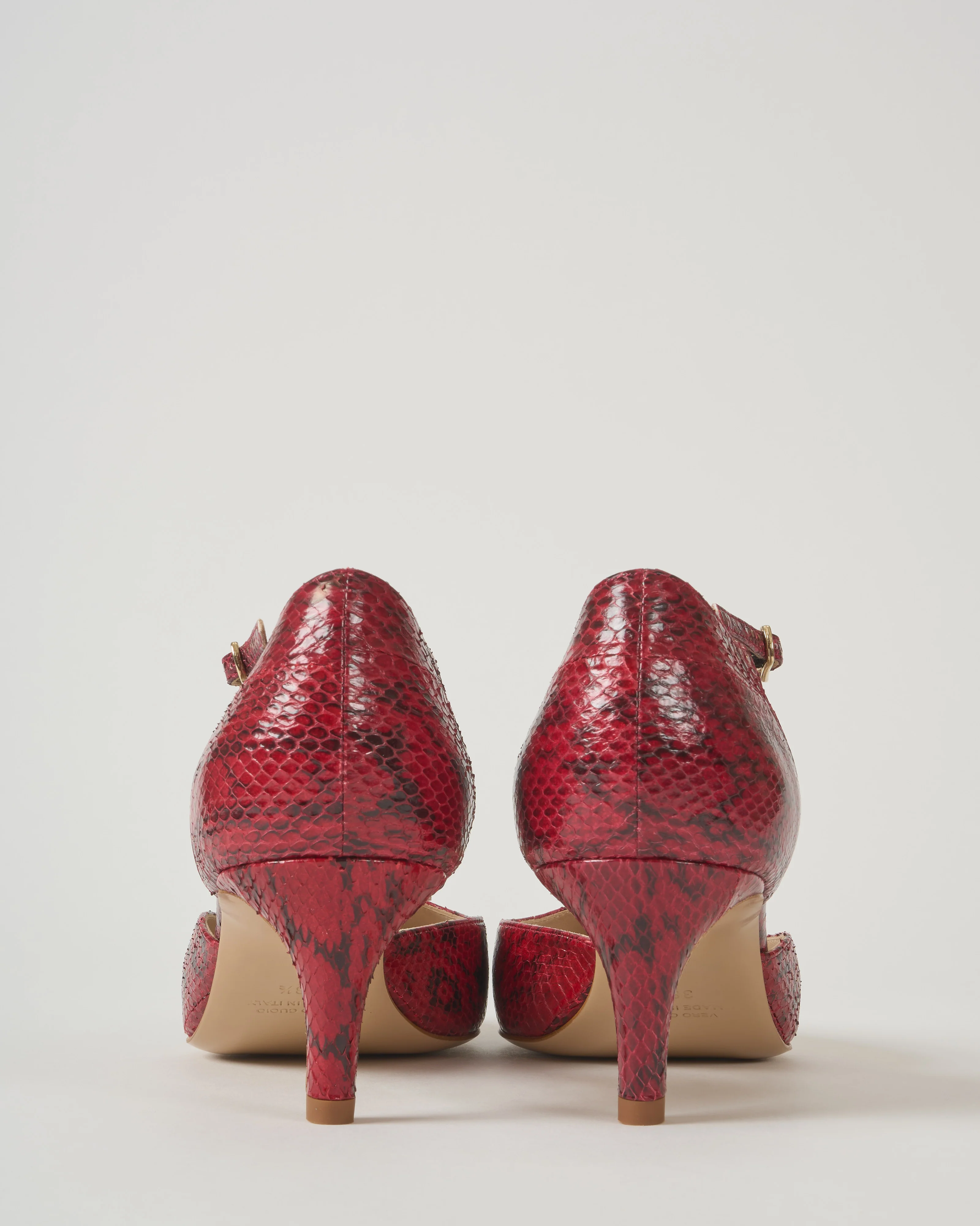 snake heel with t-strap - Image 3