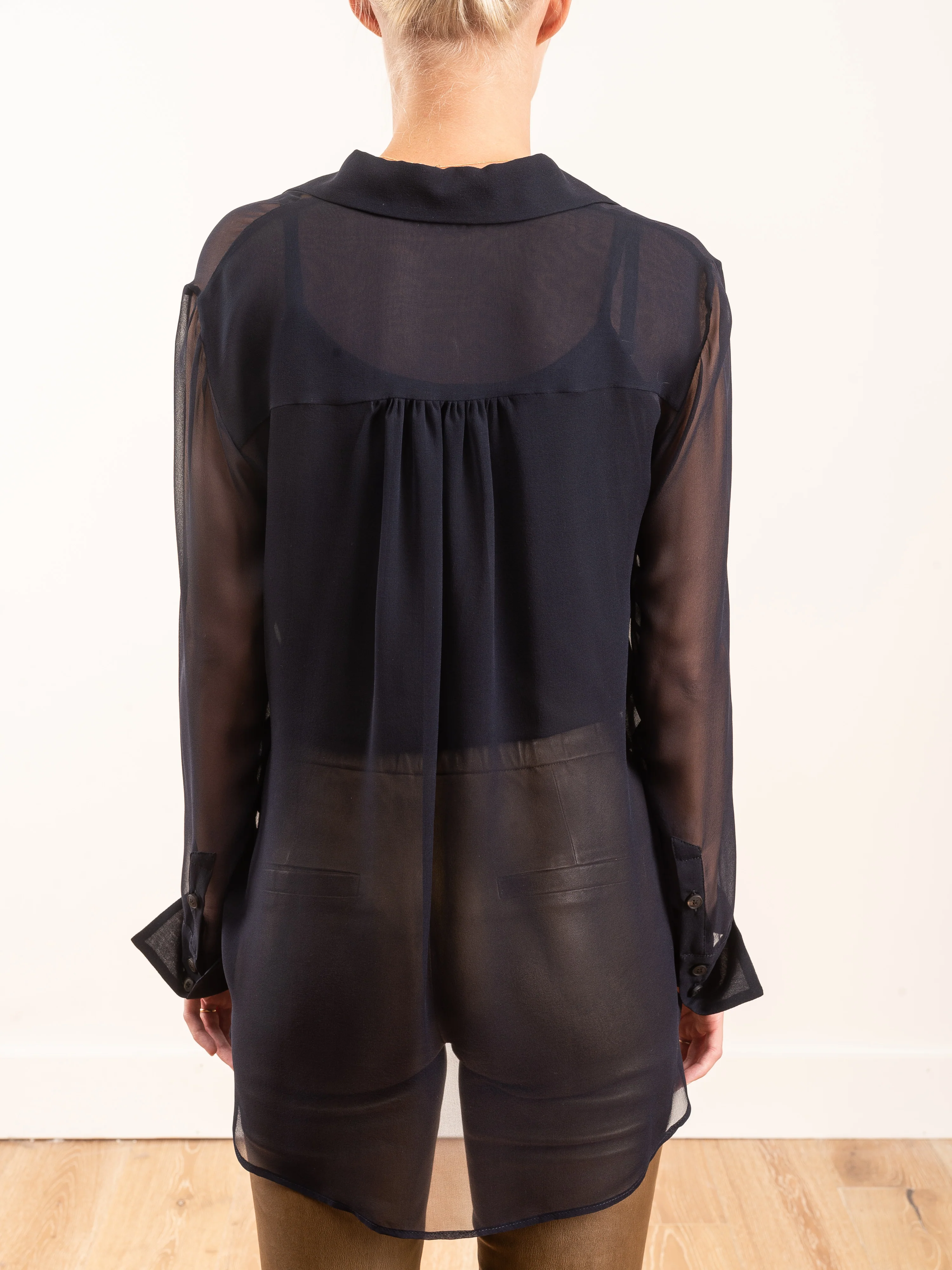 button down silk shirt - Image 6
