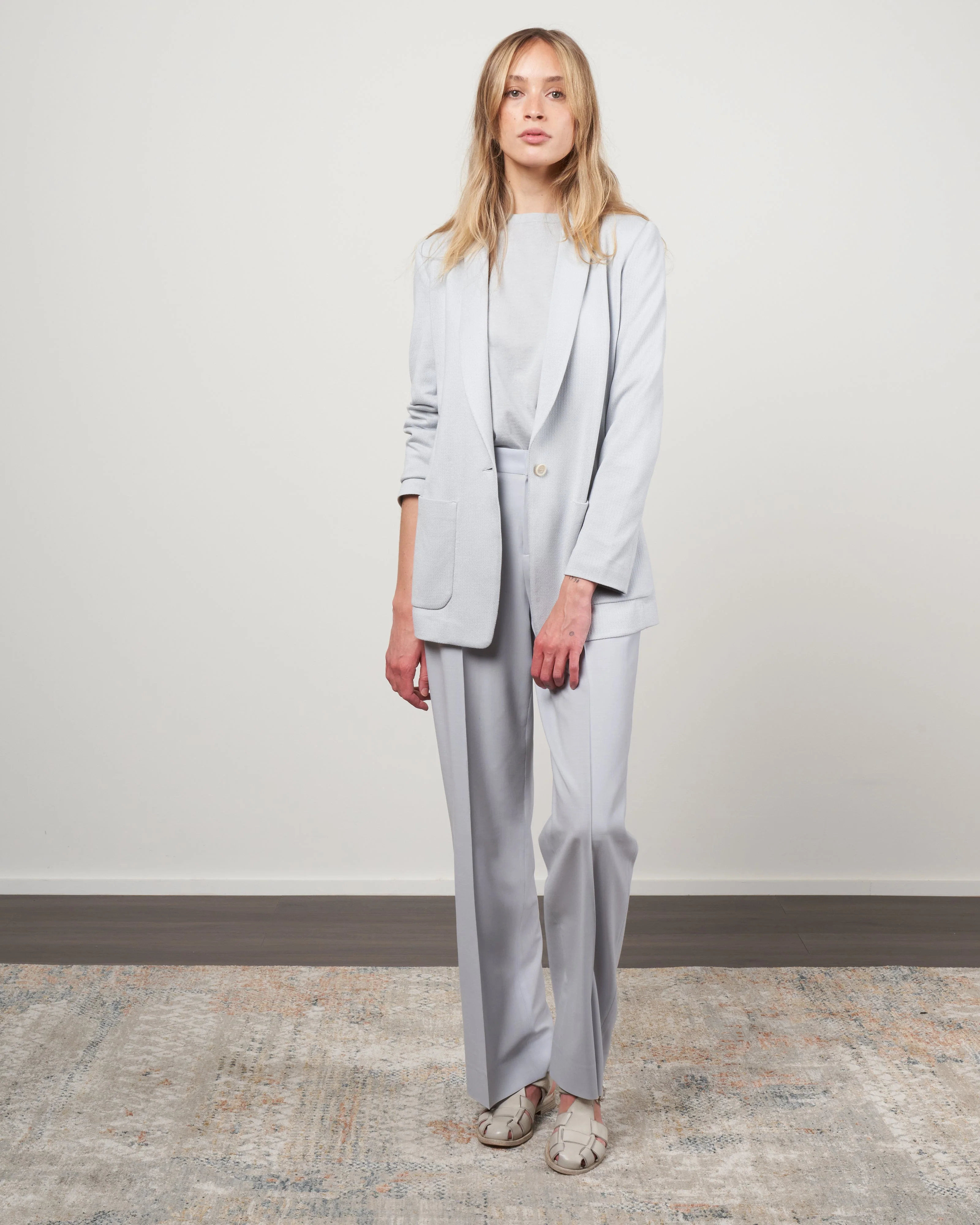 odette jacquard stitch - icy blue - Image 2