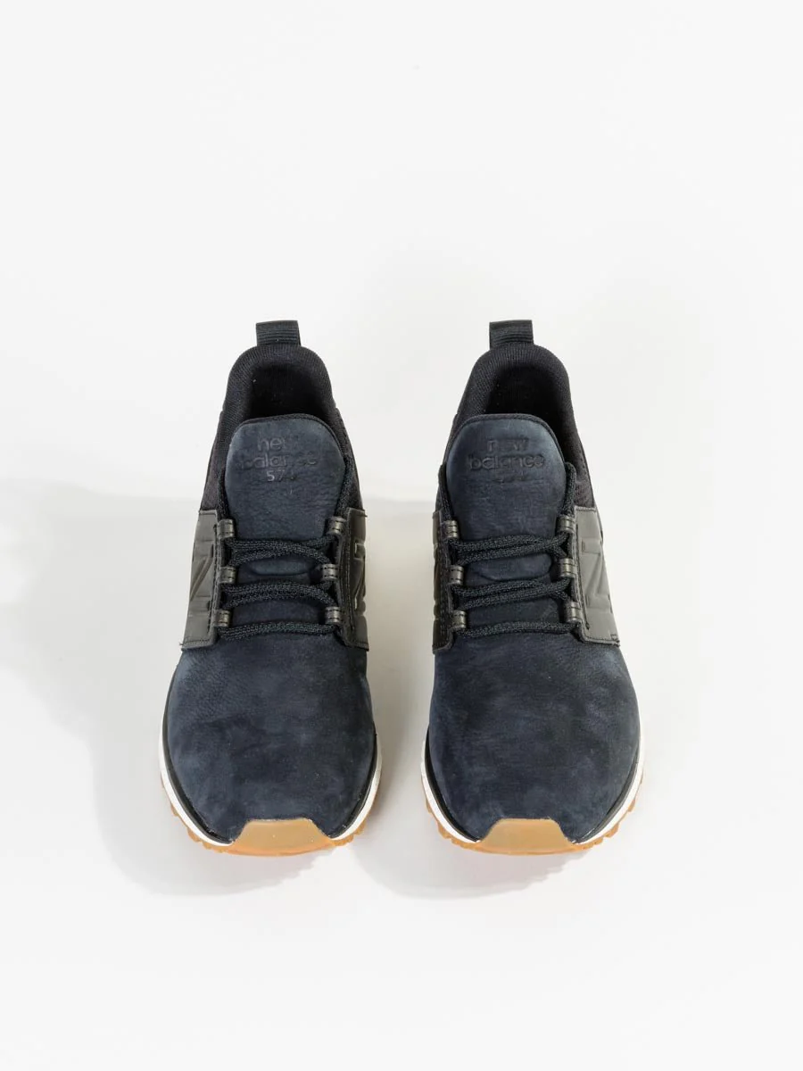 574s nubuck sneaker - black/gold - Image 3