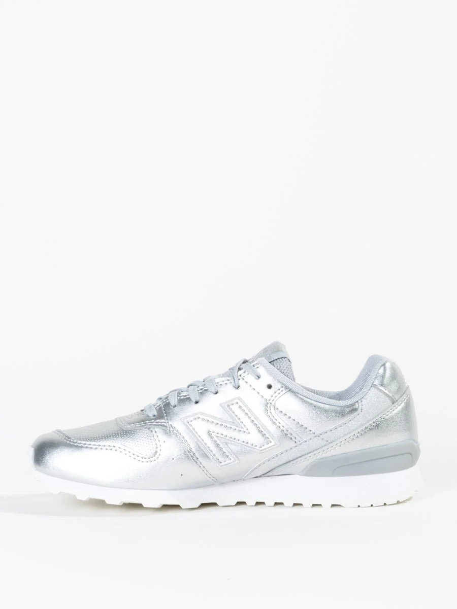 696 leather sneaker - silver - Image 2
