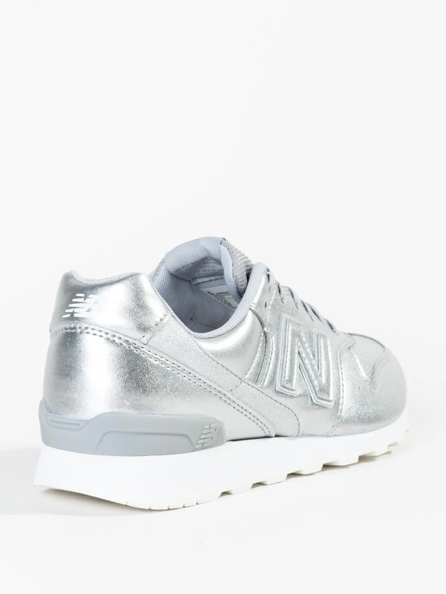 696 leather sneaker - silver - Image 5