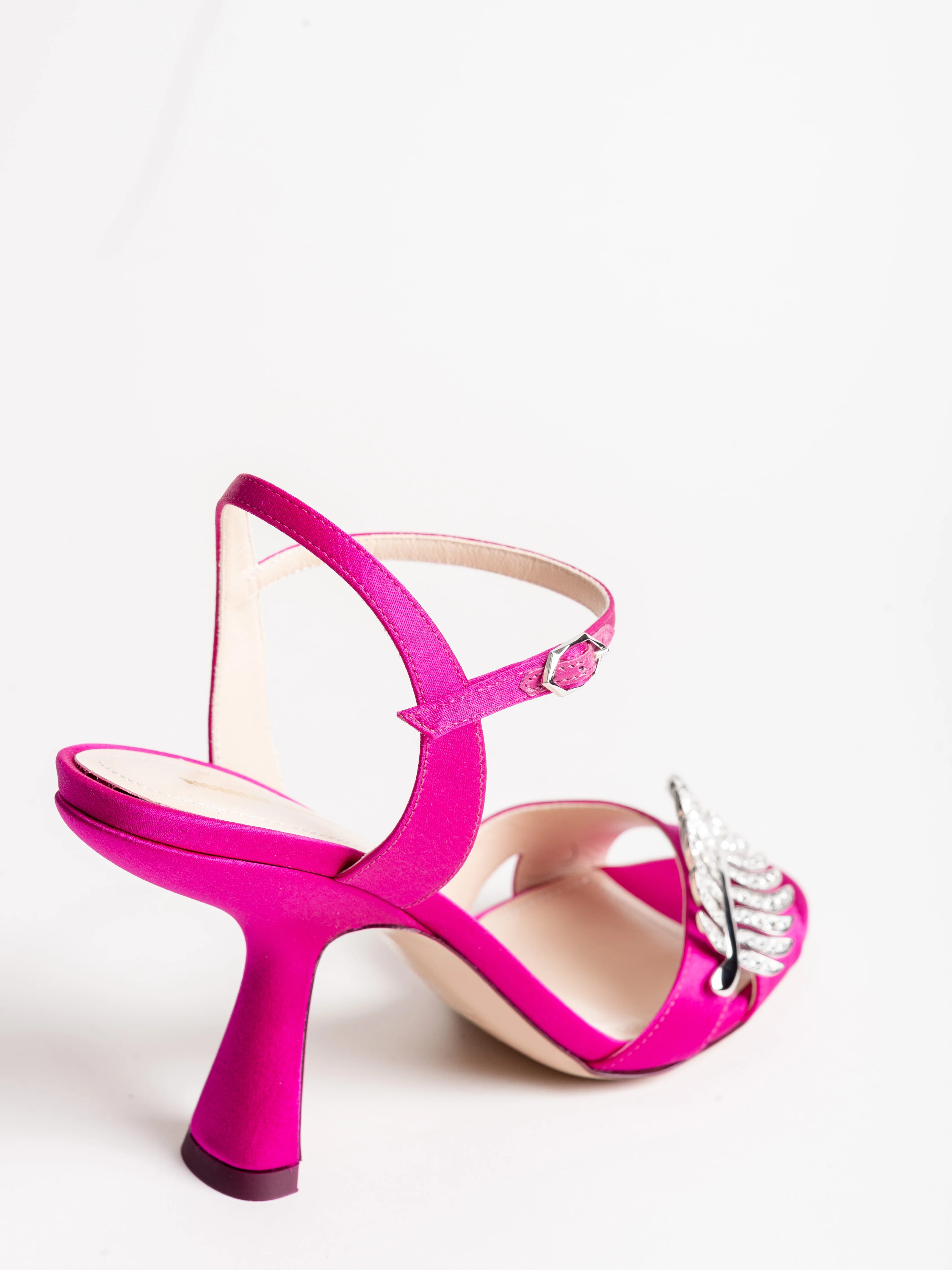90mm monstera sandal - fuchsia - Image 4