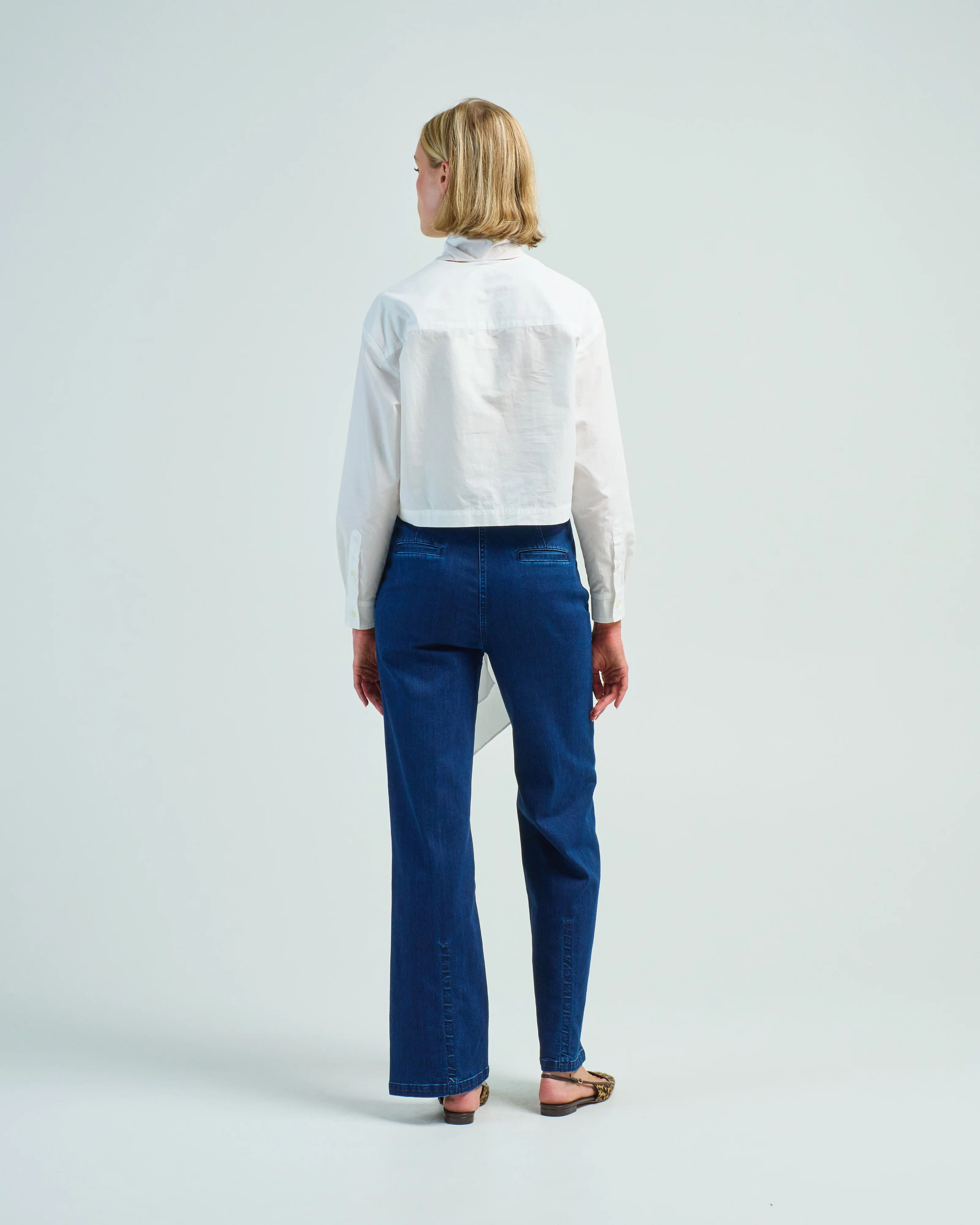 blouse with detachable scarf - Image 4