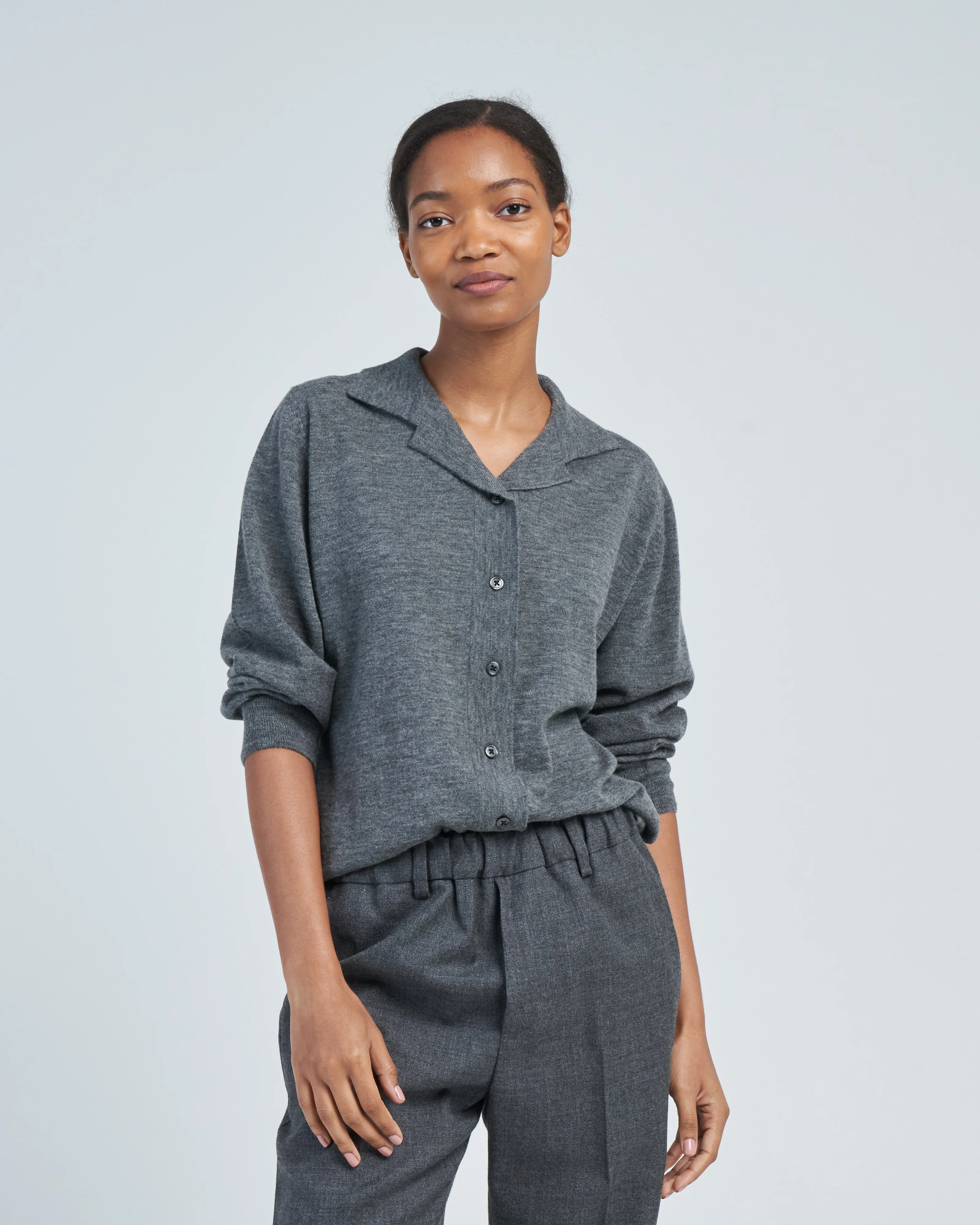 collared cardi - Image 2