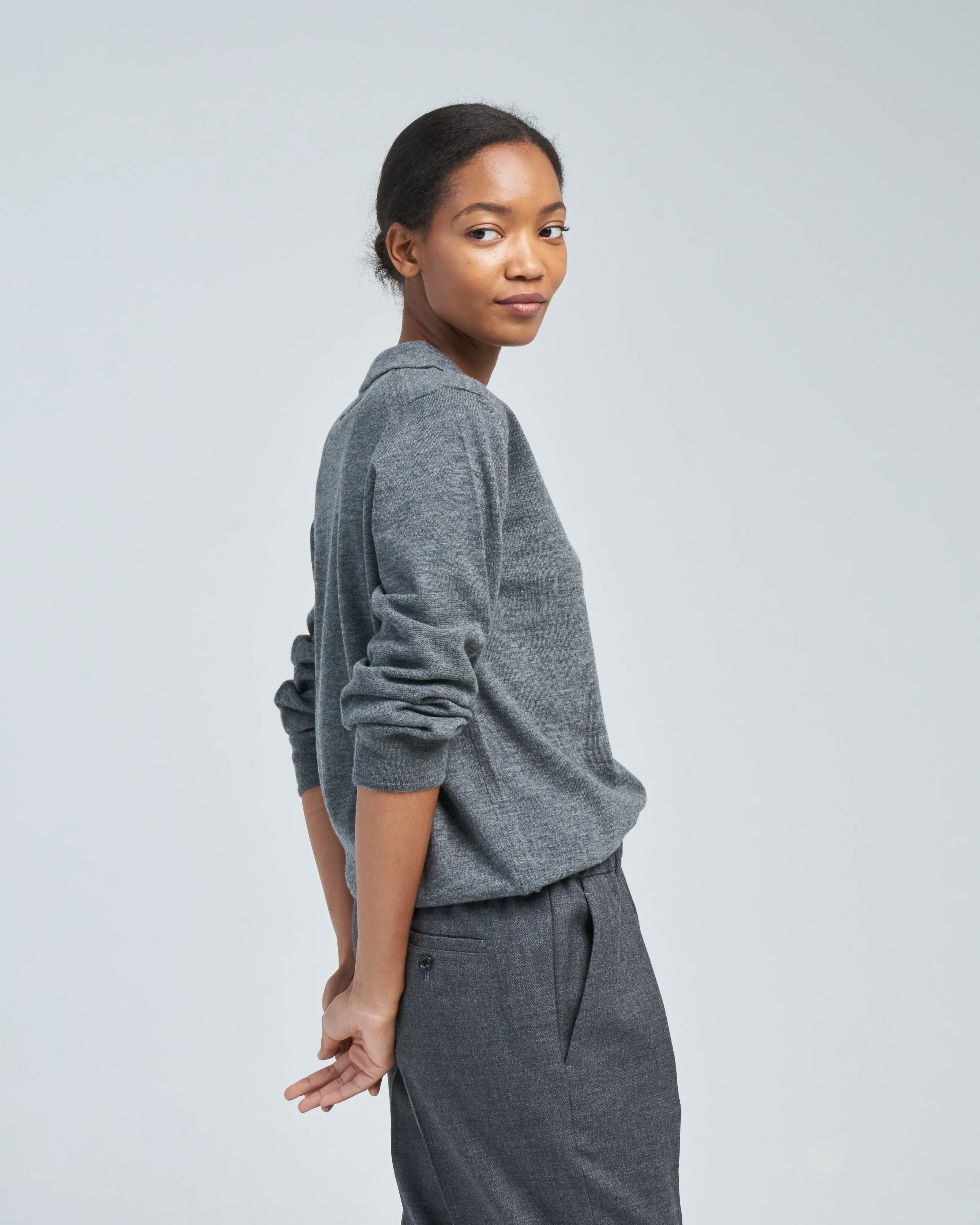 collared cardi - Image 3