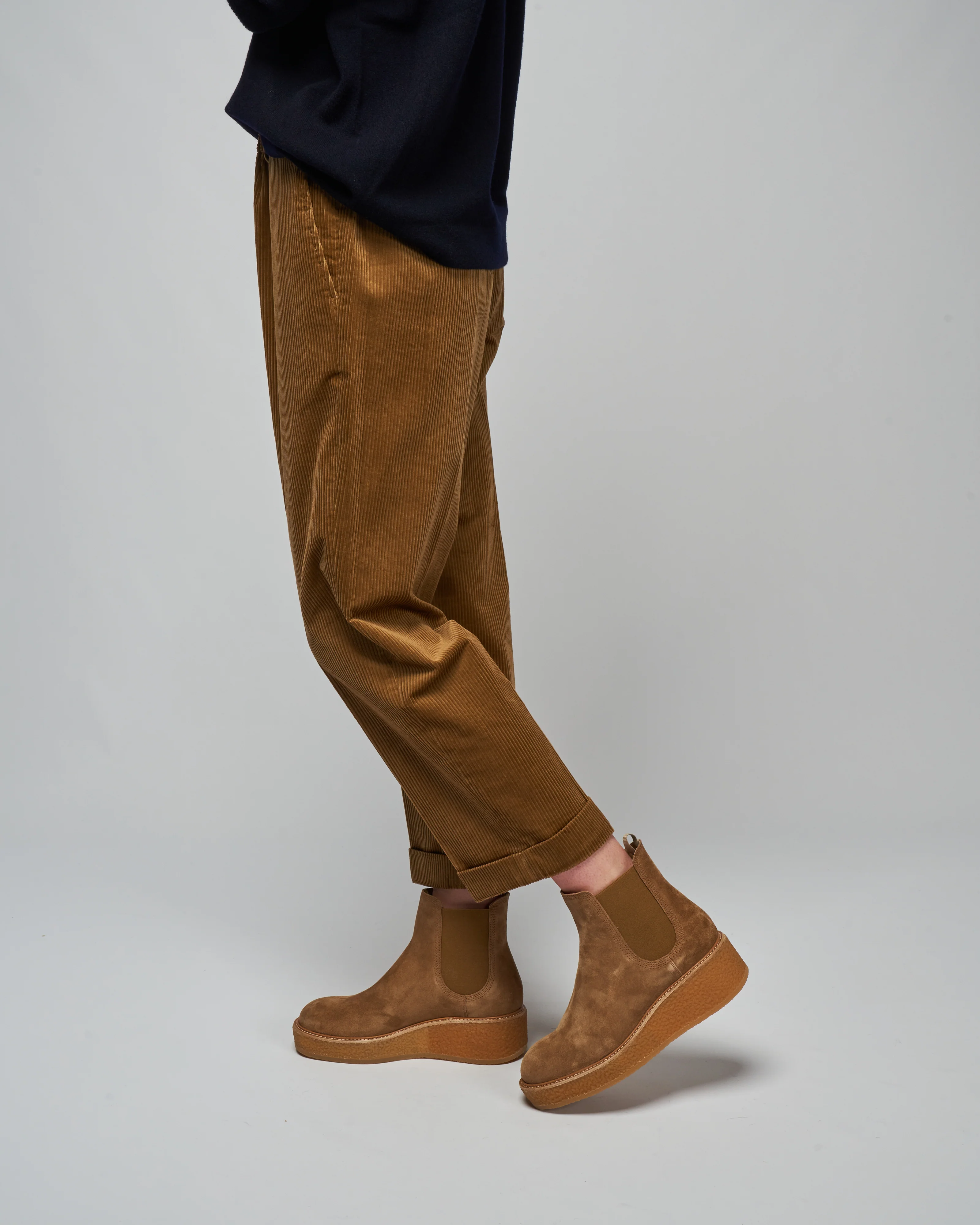 corduroy pant - camel - Image 3
