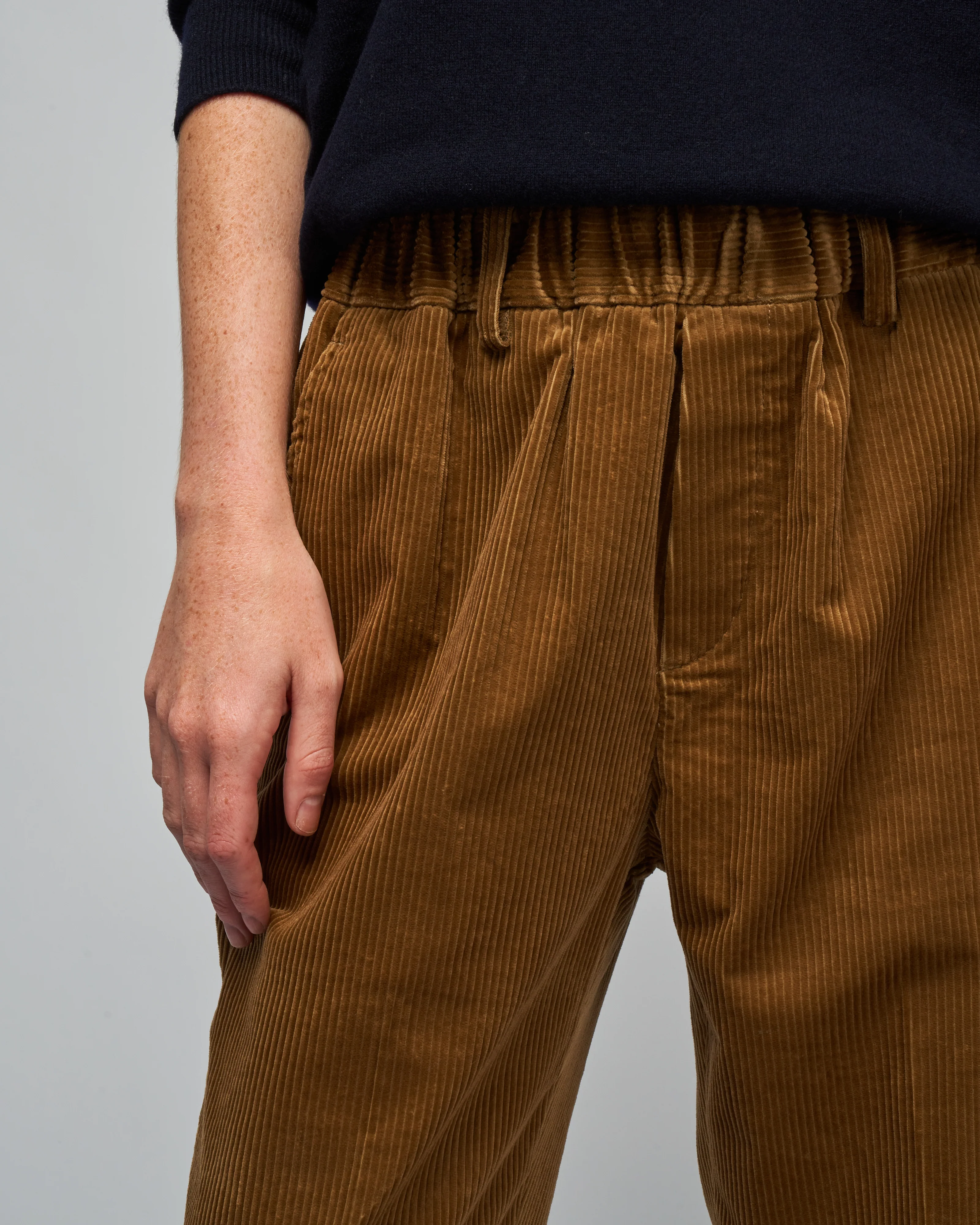 corduroy pant - camel - Image 5