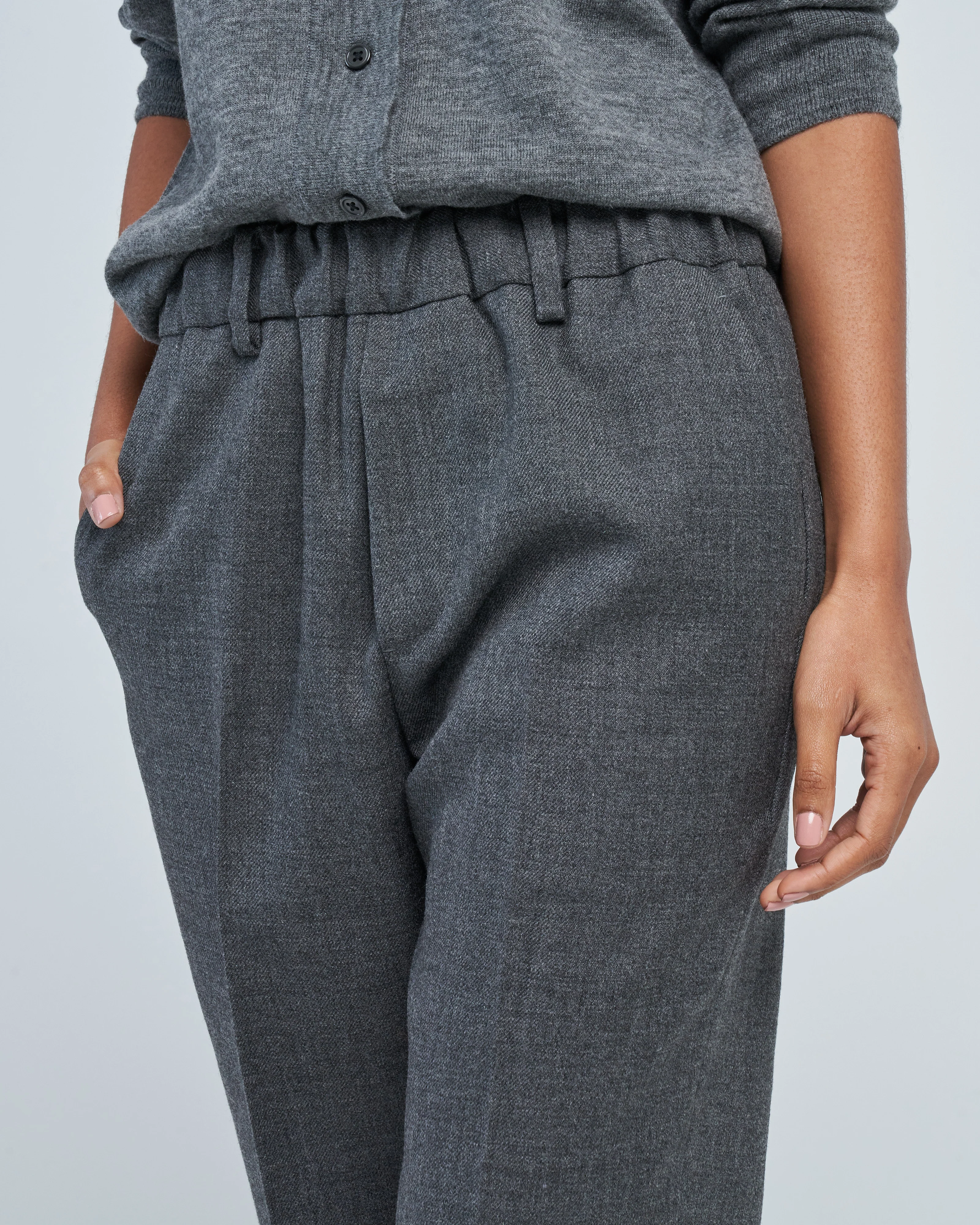 dry wool straight pant - Image 5