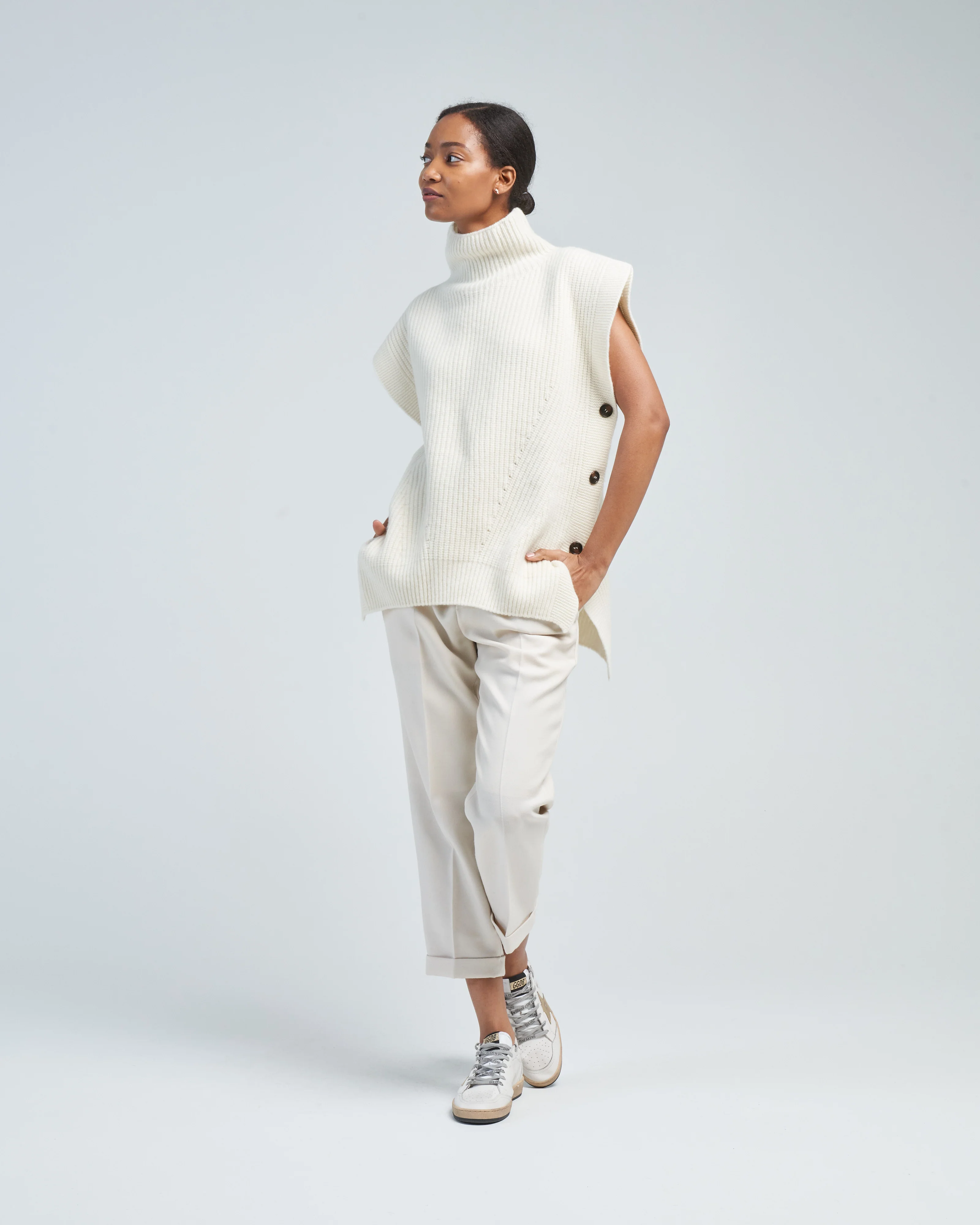 dry wool straight pant - Image 2