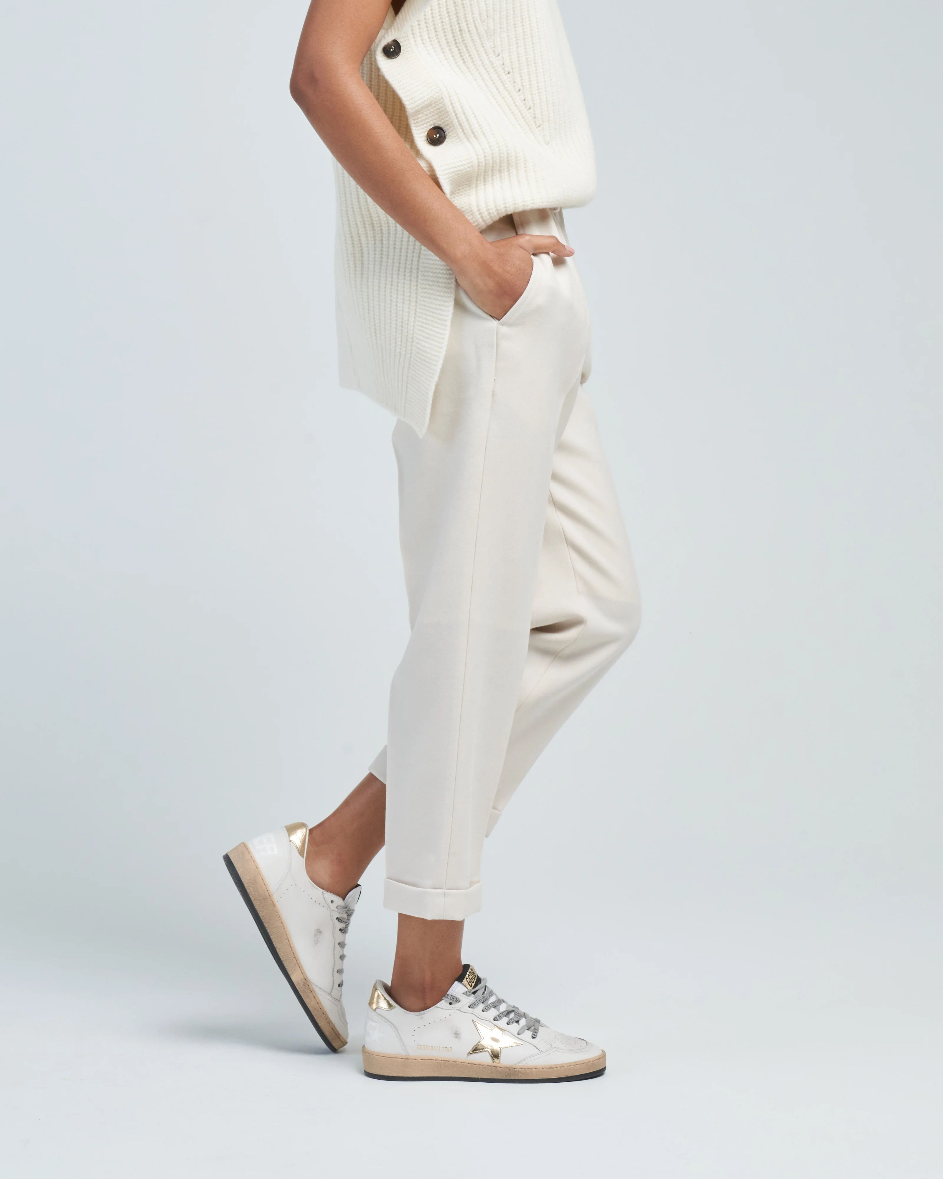 dry wool straight pant - Image 3