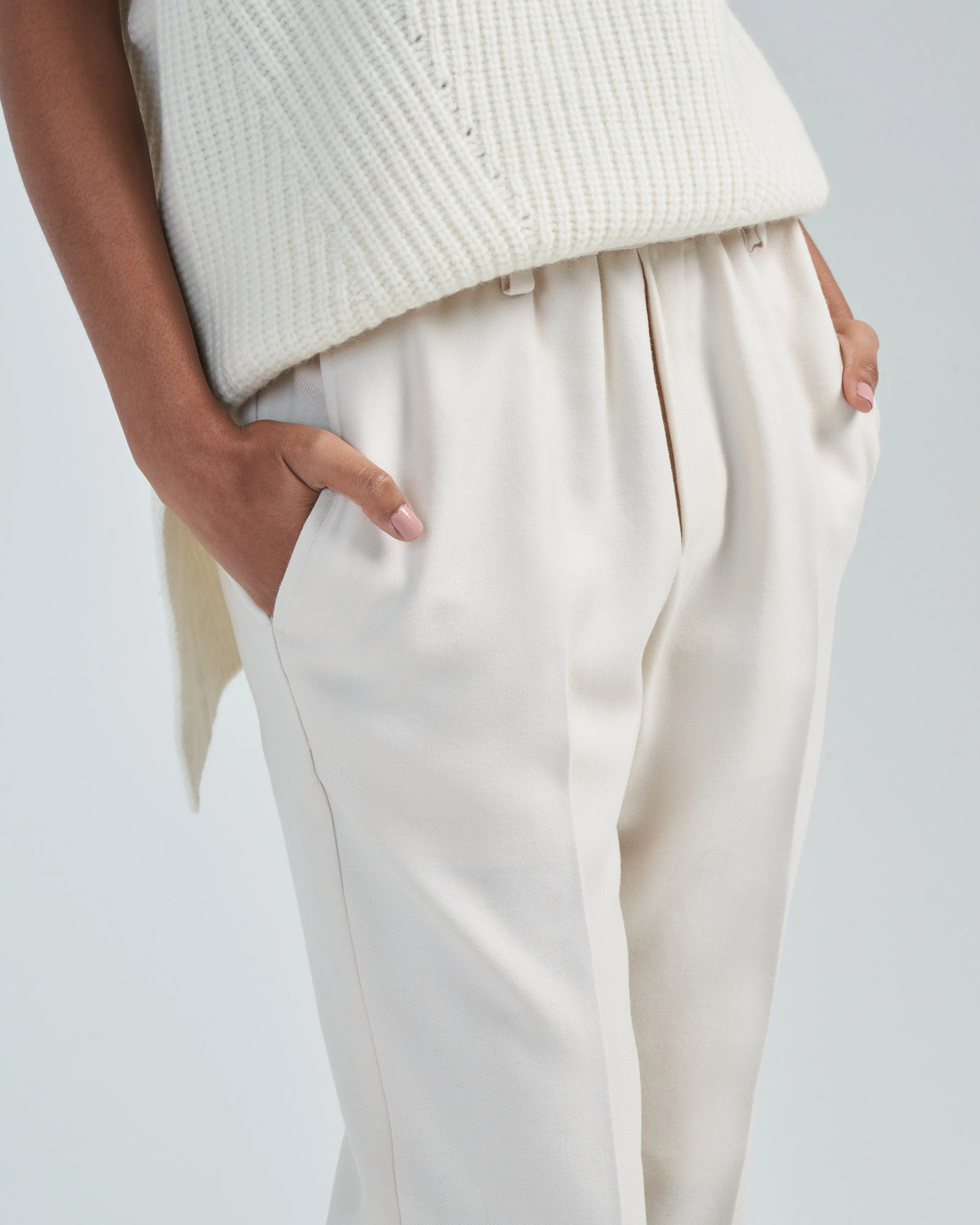 dry wool straight pant - Image 5
