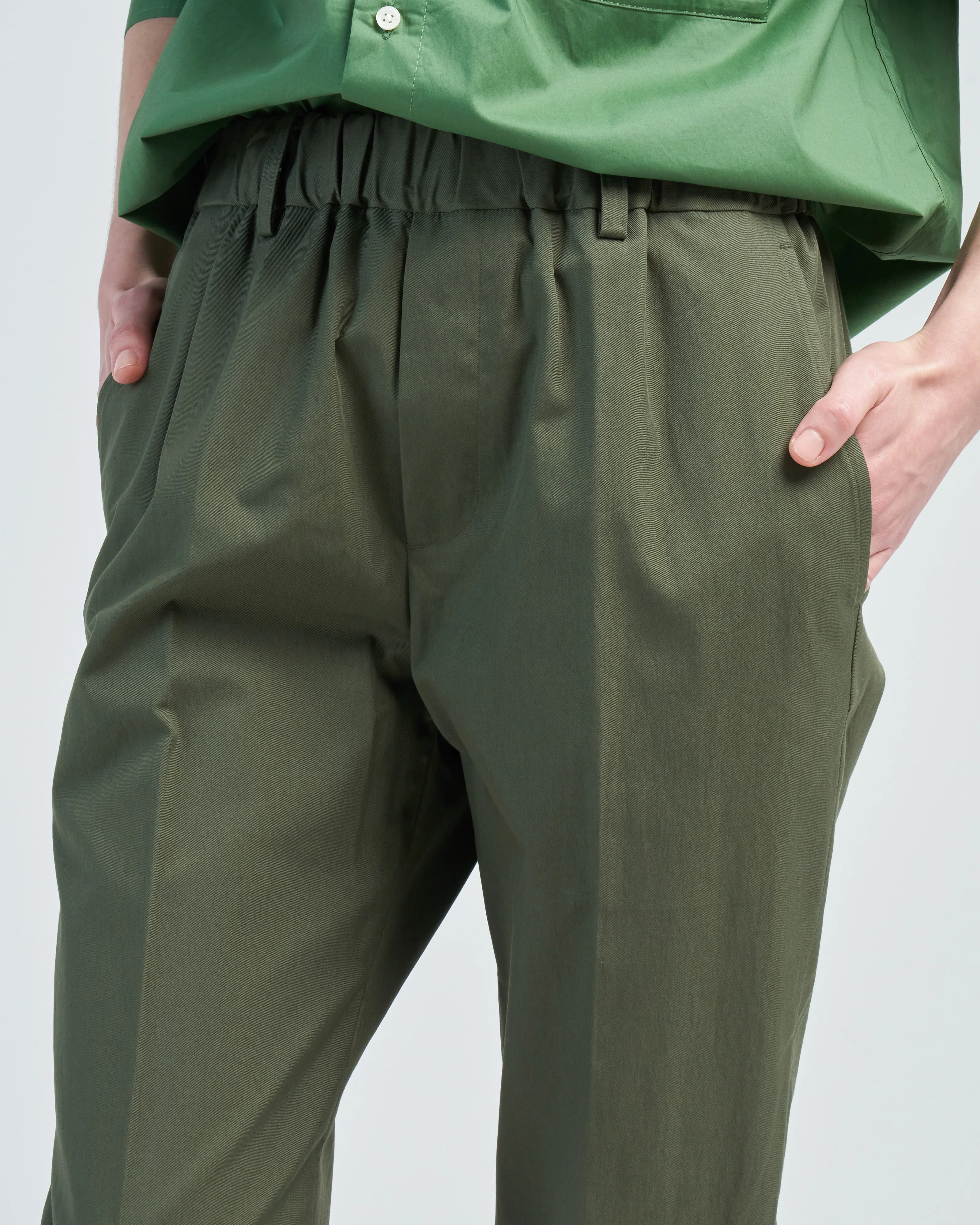 gabardine elastic waist pant - Image 5