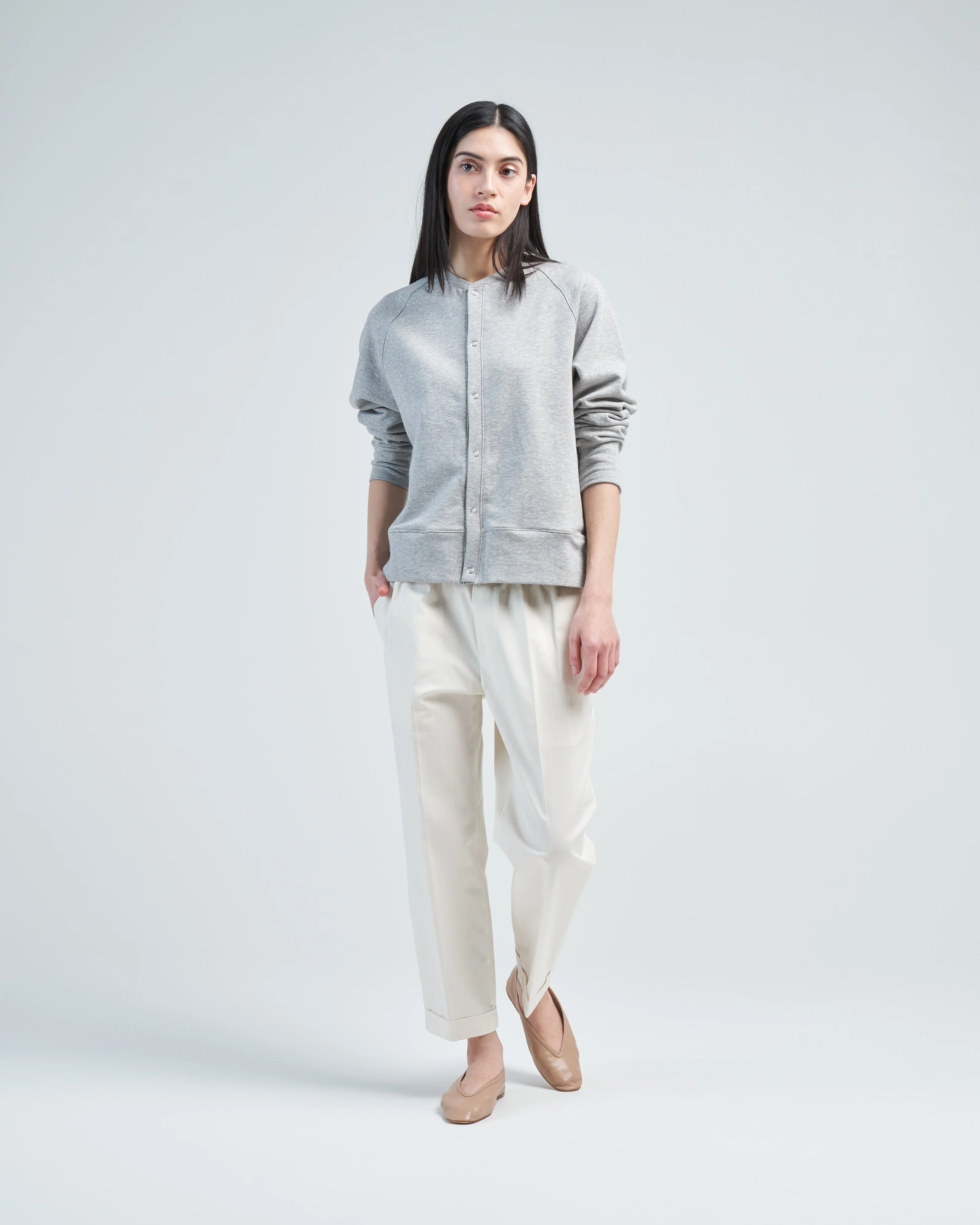 gabardine elastic waist pant - Image 2