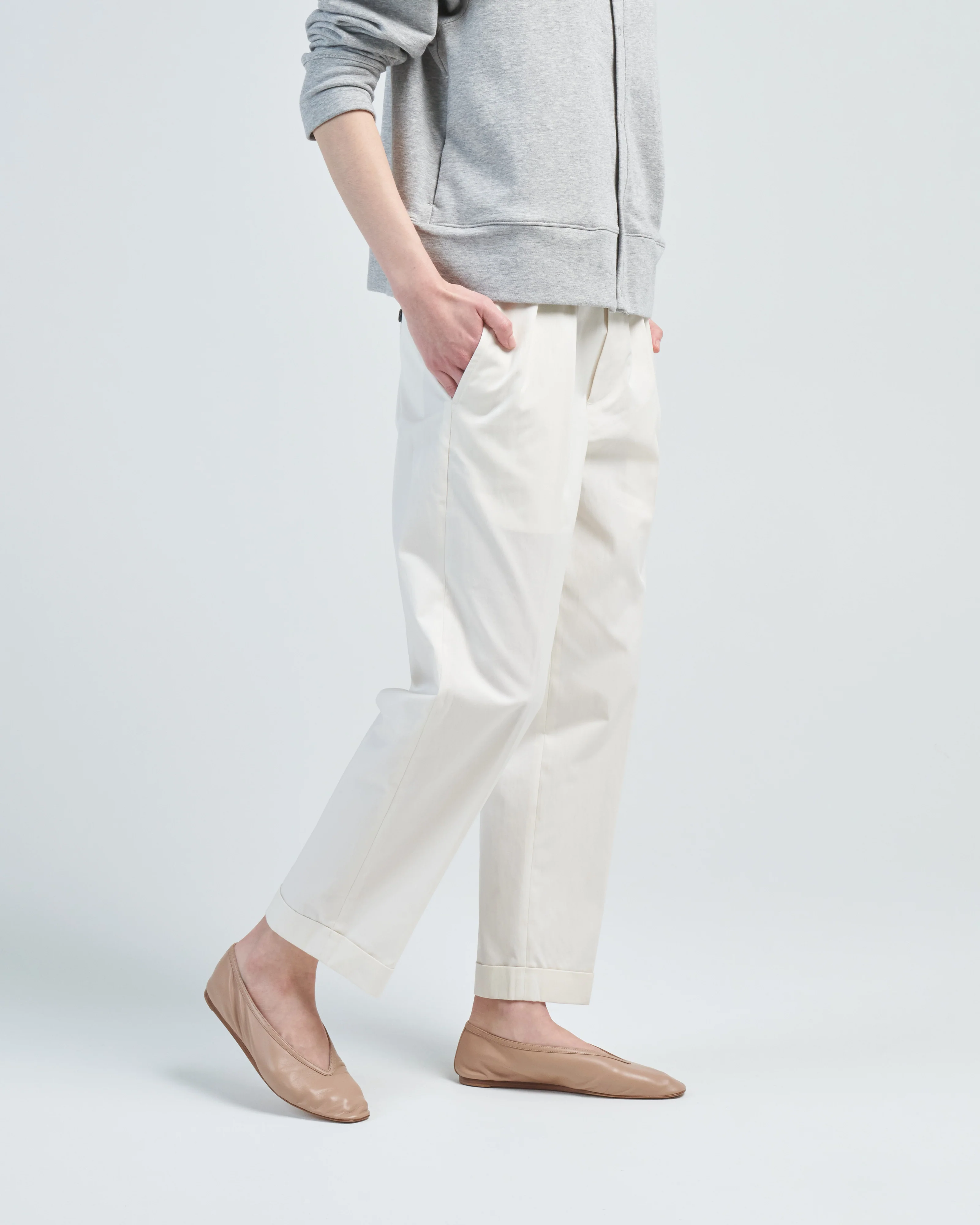 gabardine elastic waist pant - Image 3